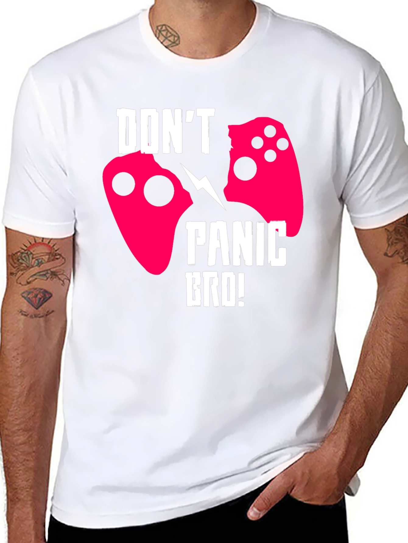Dont Panic Bro! Gamer T-Shirt