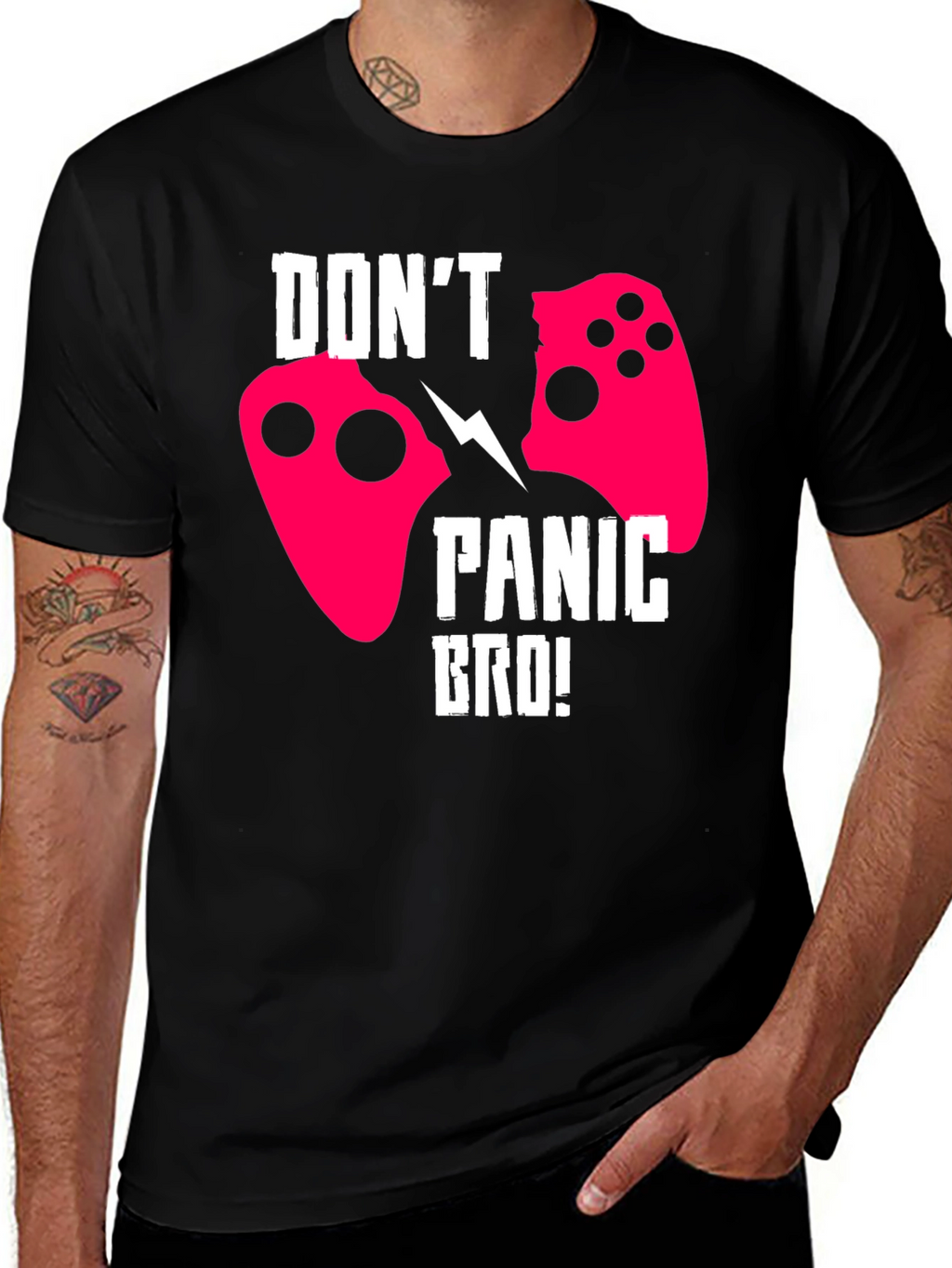 Dont Panic Bro! Gamer T-Shirt