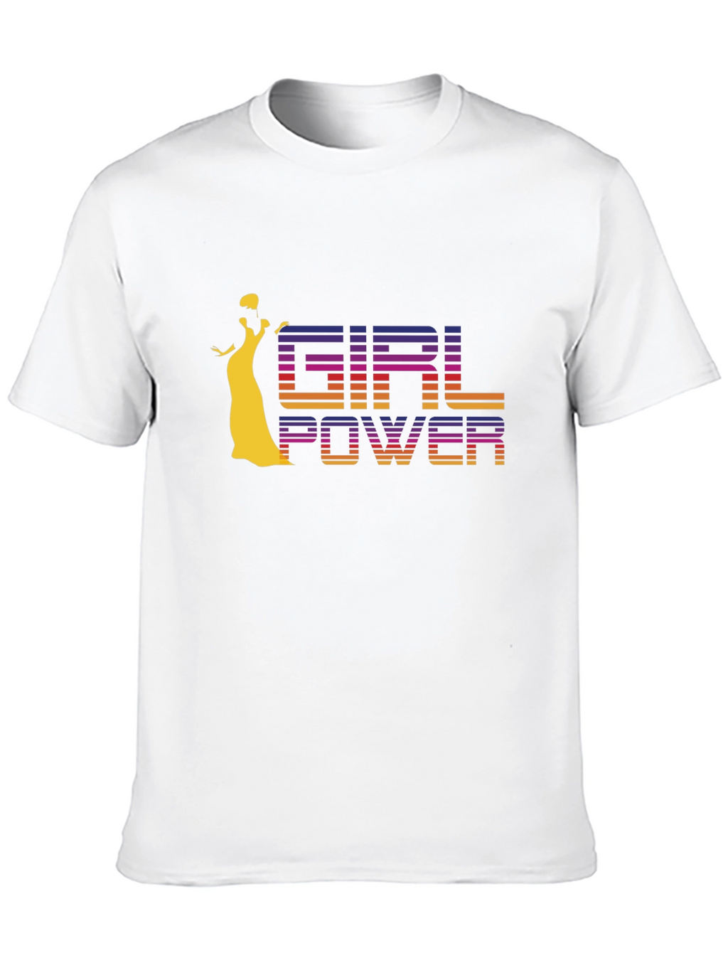 Girl Power Retro T-Shirt - Womens Empowerment Tee