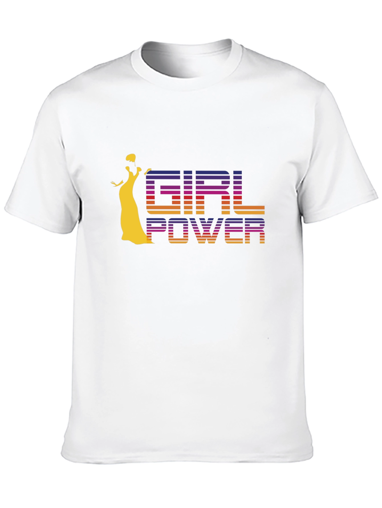 Girl Power Retro T-Shirt - Womens Empowerment Tee