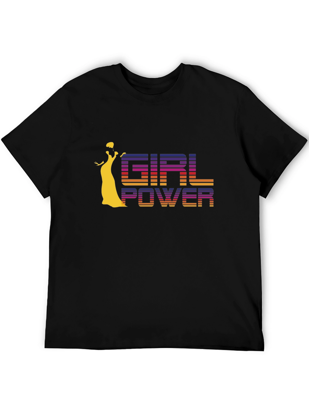 Girl Power Retro T-Shirt - Womens Empowerment Tee