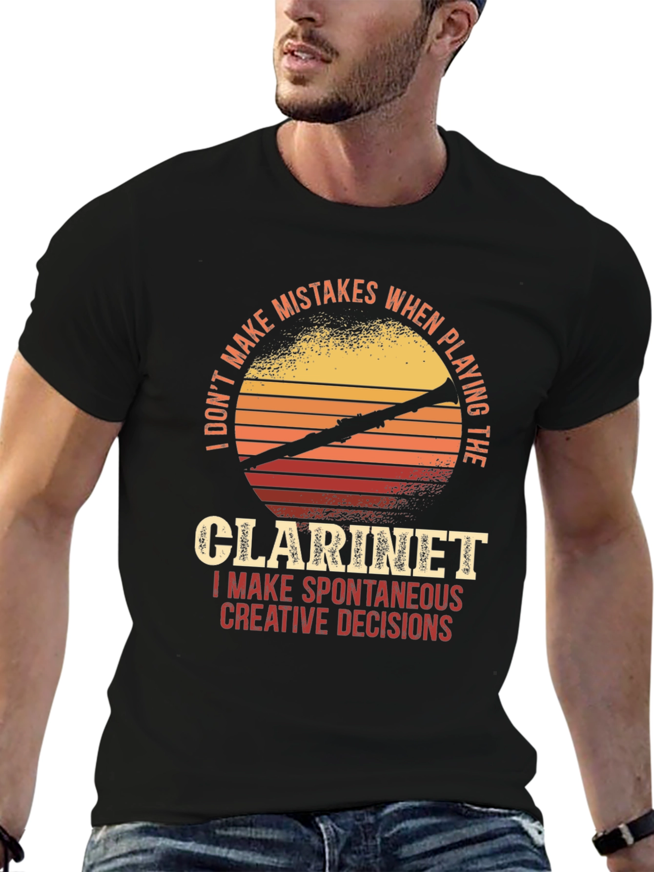 Clarinet Player T-Shirt - Spontaneous Creative Decisions