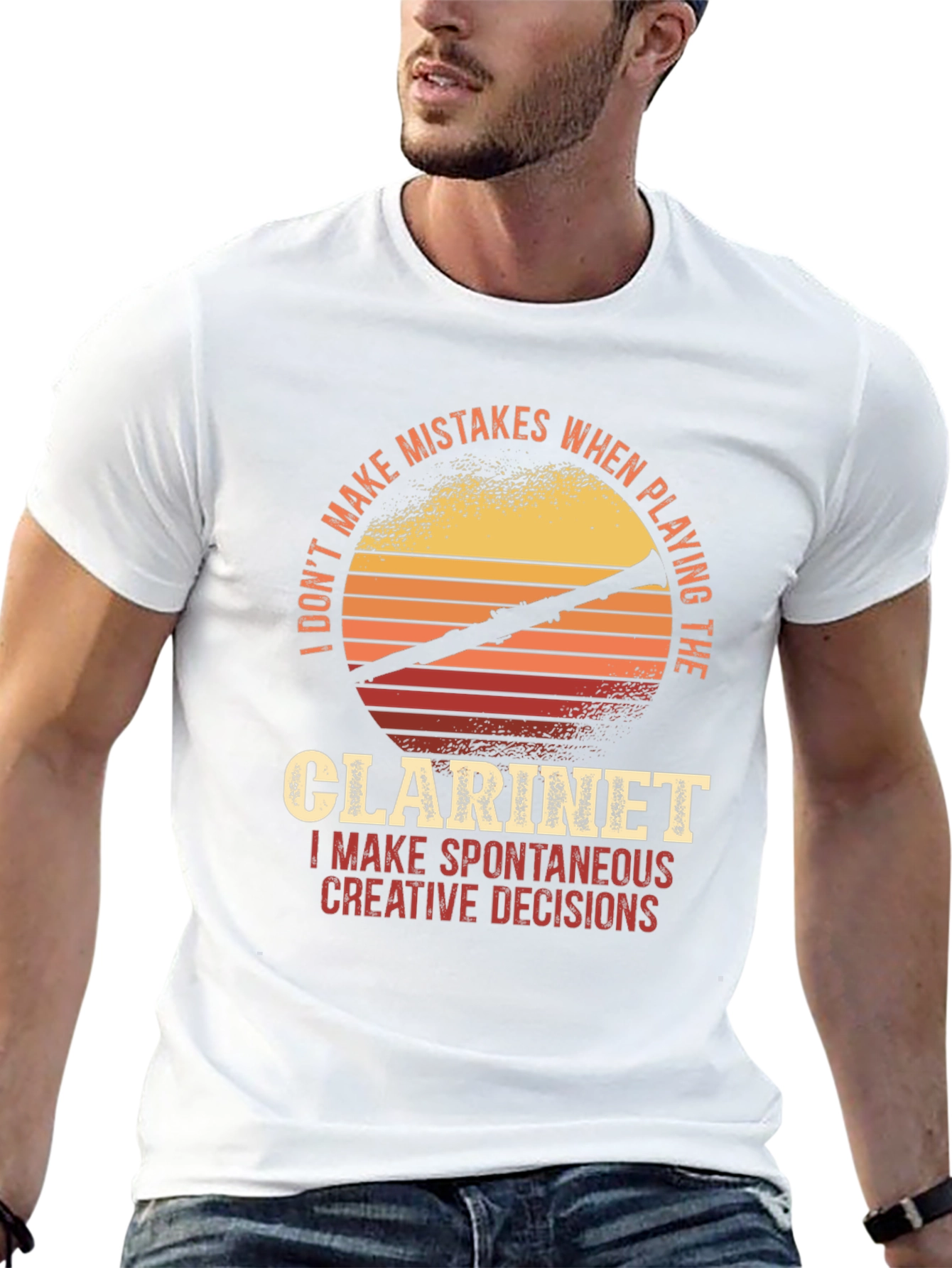 Clarinet Player T-Shirt - Spontaneous Creative Decisions