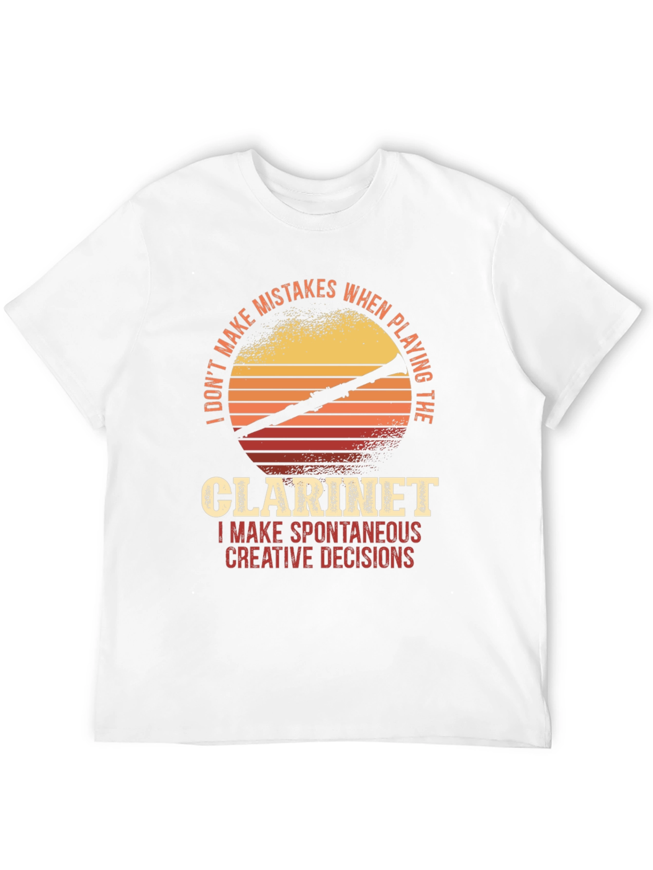 Clarinet Player T-Shirt - Spontaneous Creative Decisions