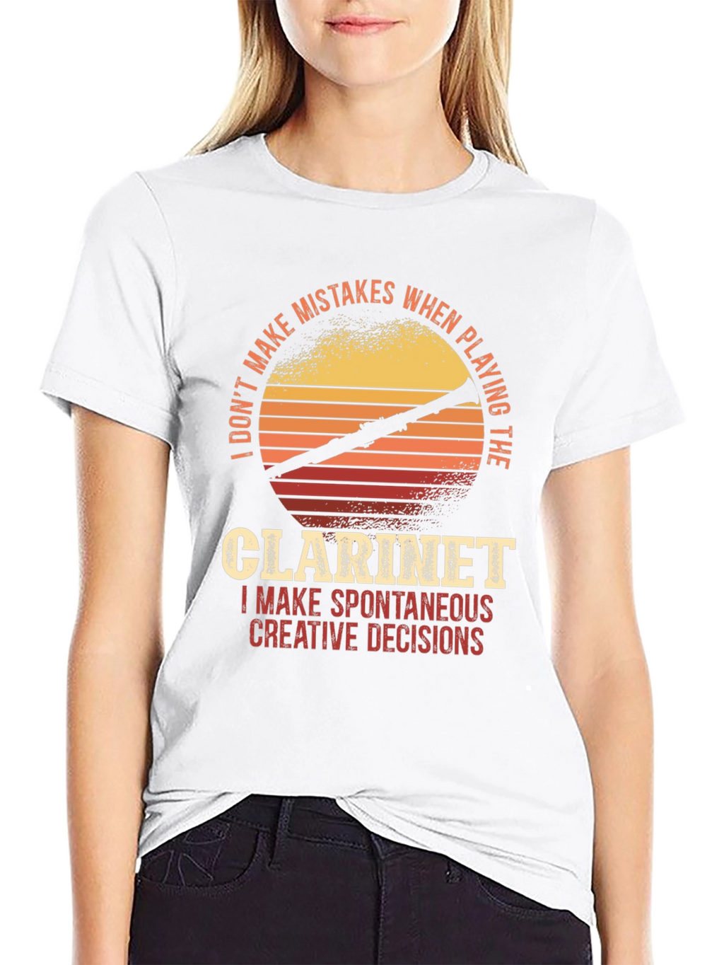 Clarinet Player T-Shirt - Spontaneous Creative Decisions