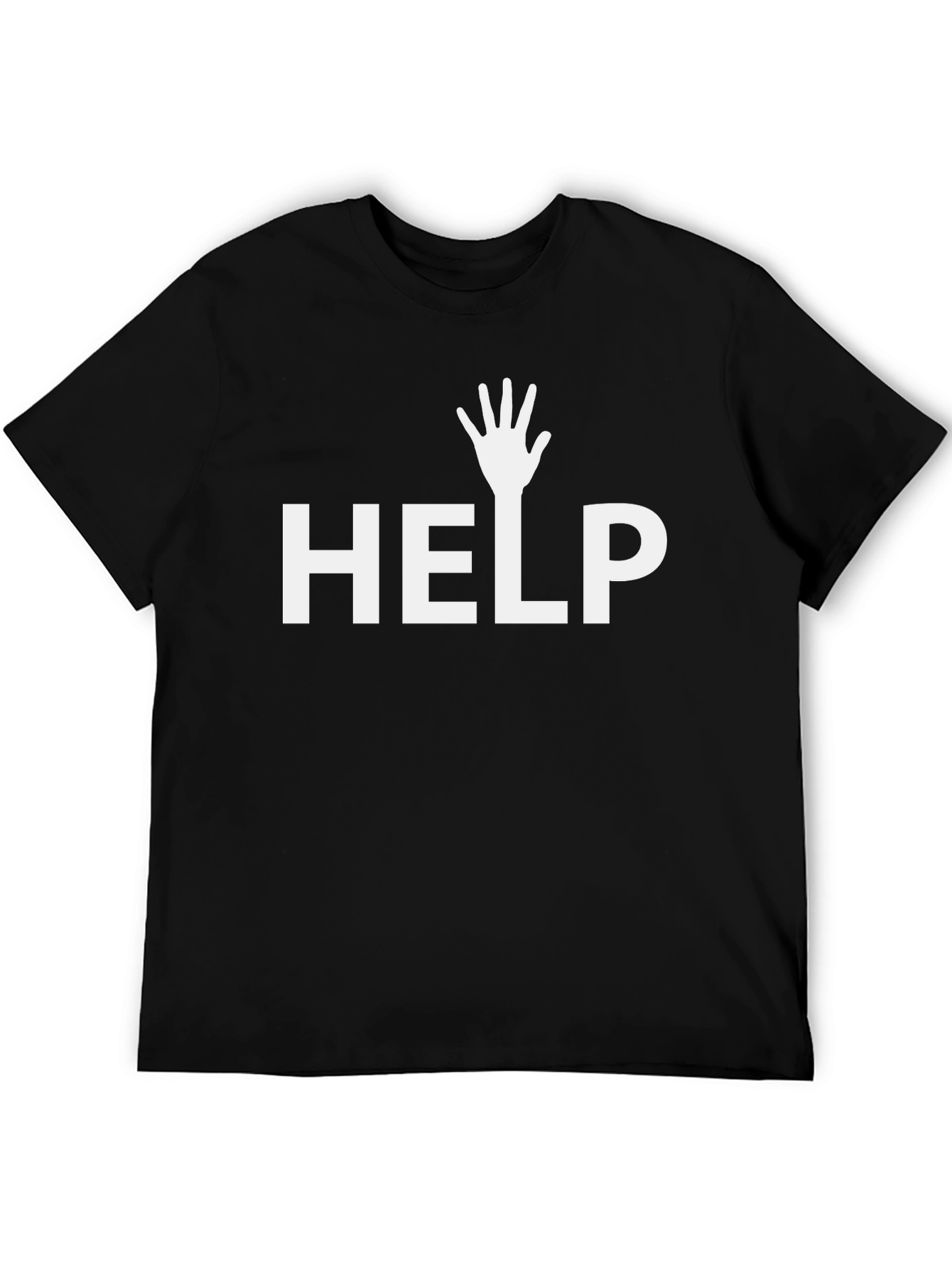 Help Hand Graphic Tee - Stylish Cotton Comfort