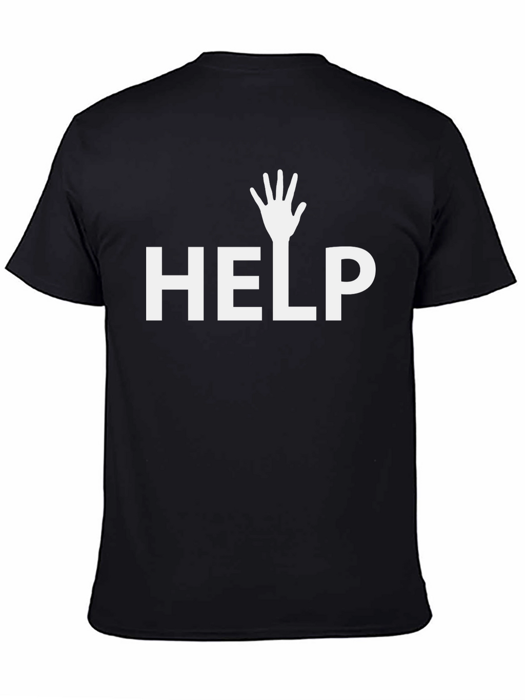 Help Hand Graphic Tee - Stylish Cotton Comfort