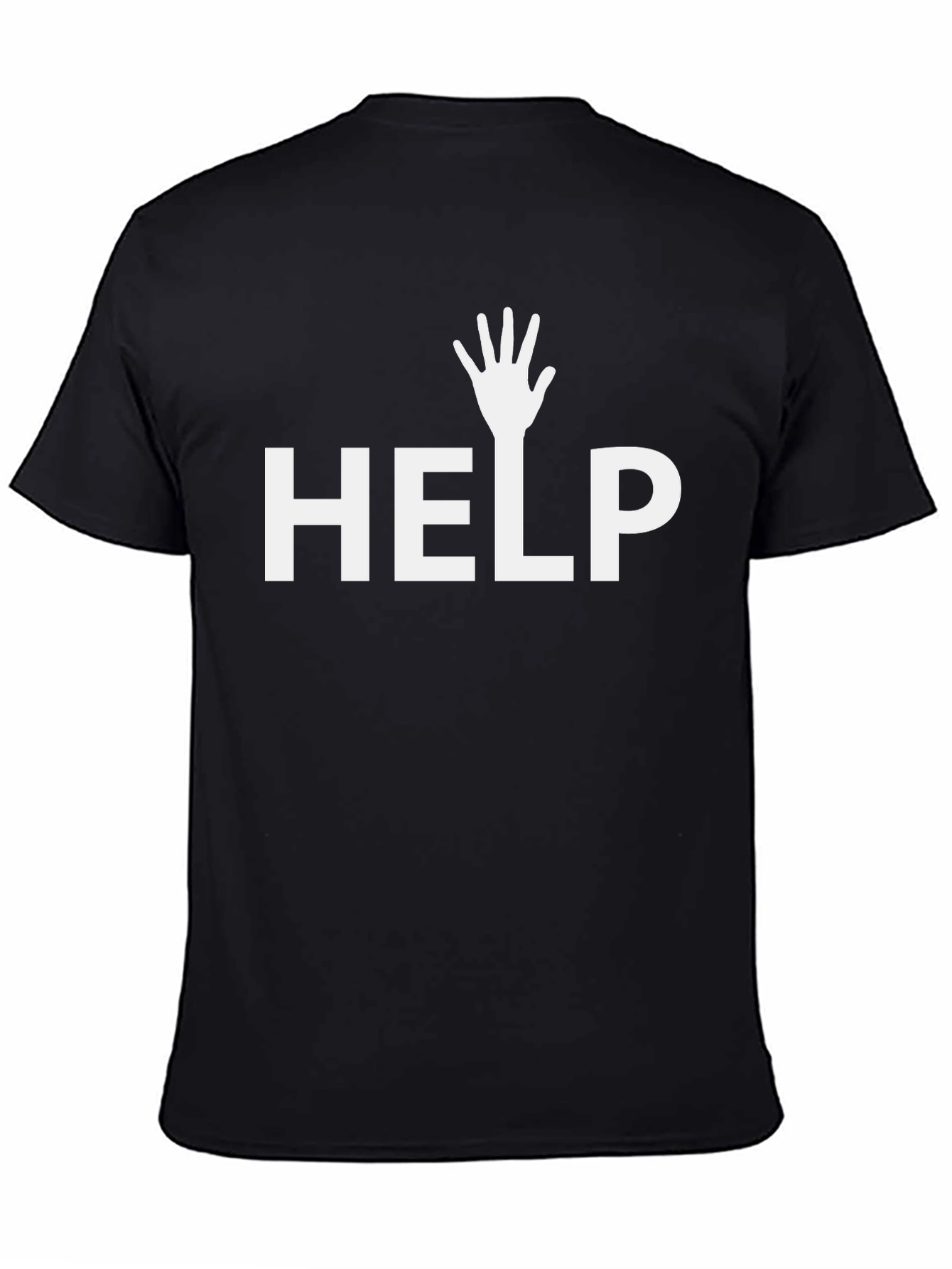 Help Hand Graphic Tee - Stylish Cotton Comfort