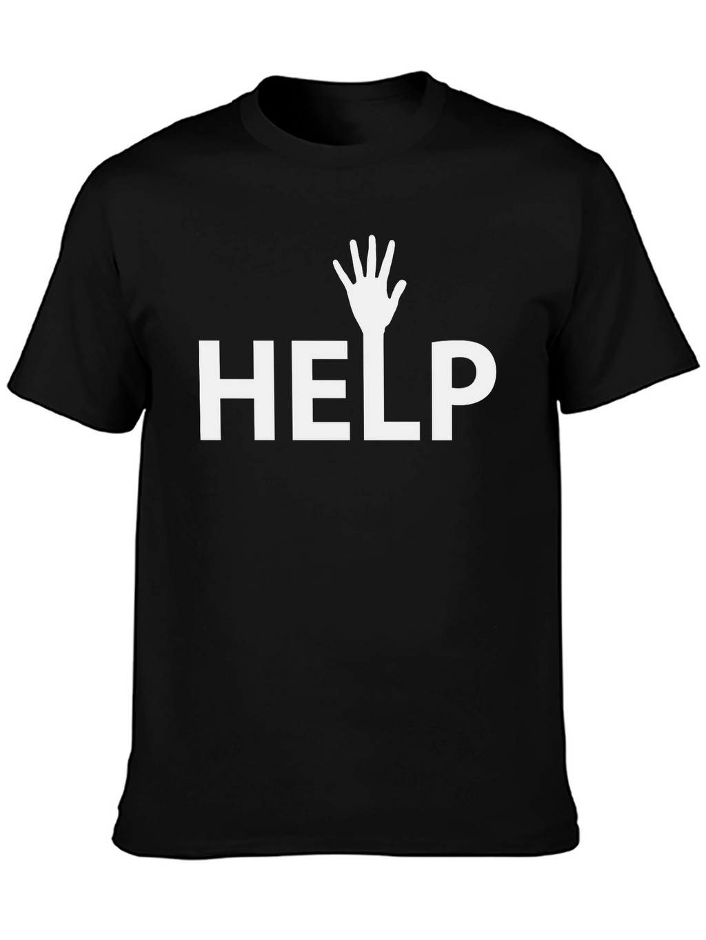 Help Hand Graphic Tee - Stylish Cotton Comfort