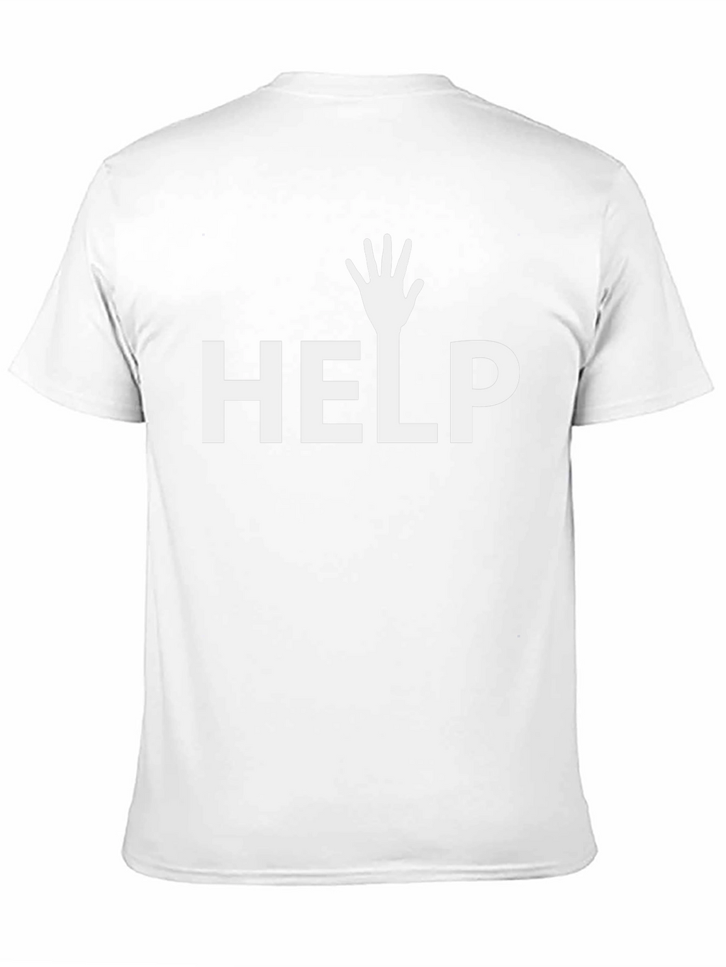 Help Hand Graphic Tee - Stylish Cotton Comfort