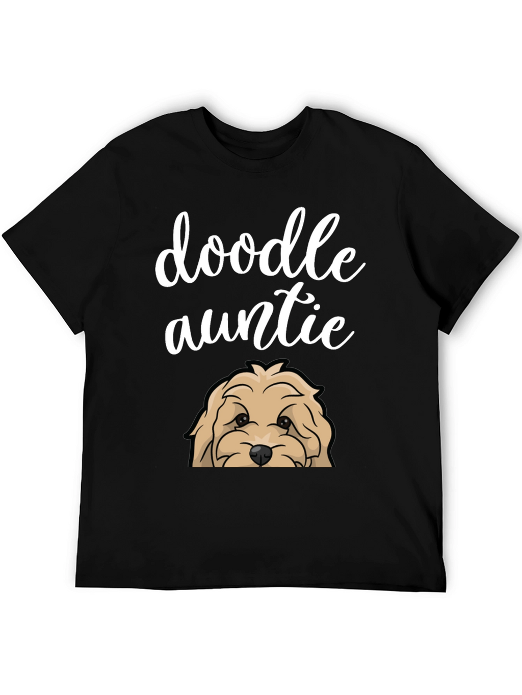 Doodle Auntie T-Shirt - Cute Dog Lover Tee