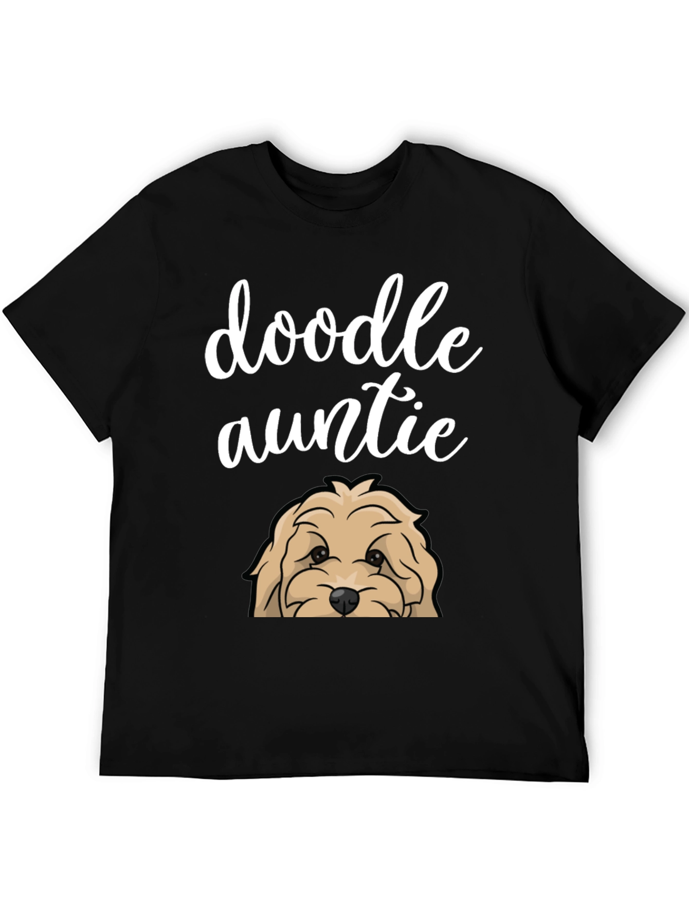 Doodle Auntie T-Shirt - Cute Dog Lover Tee
