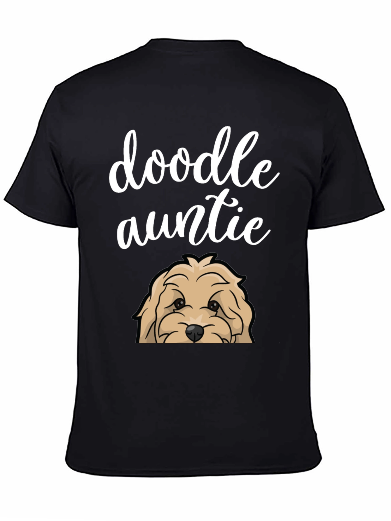 Doodle Auntie T-Shirt - Cute Dog Lover Tee