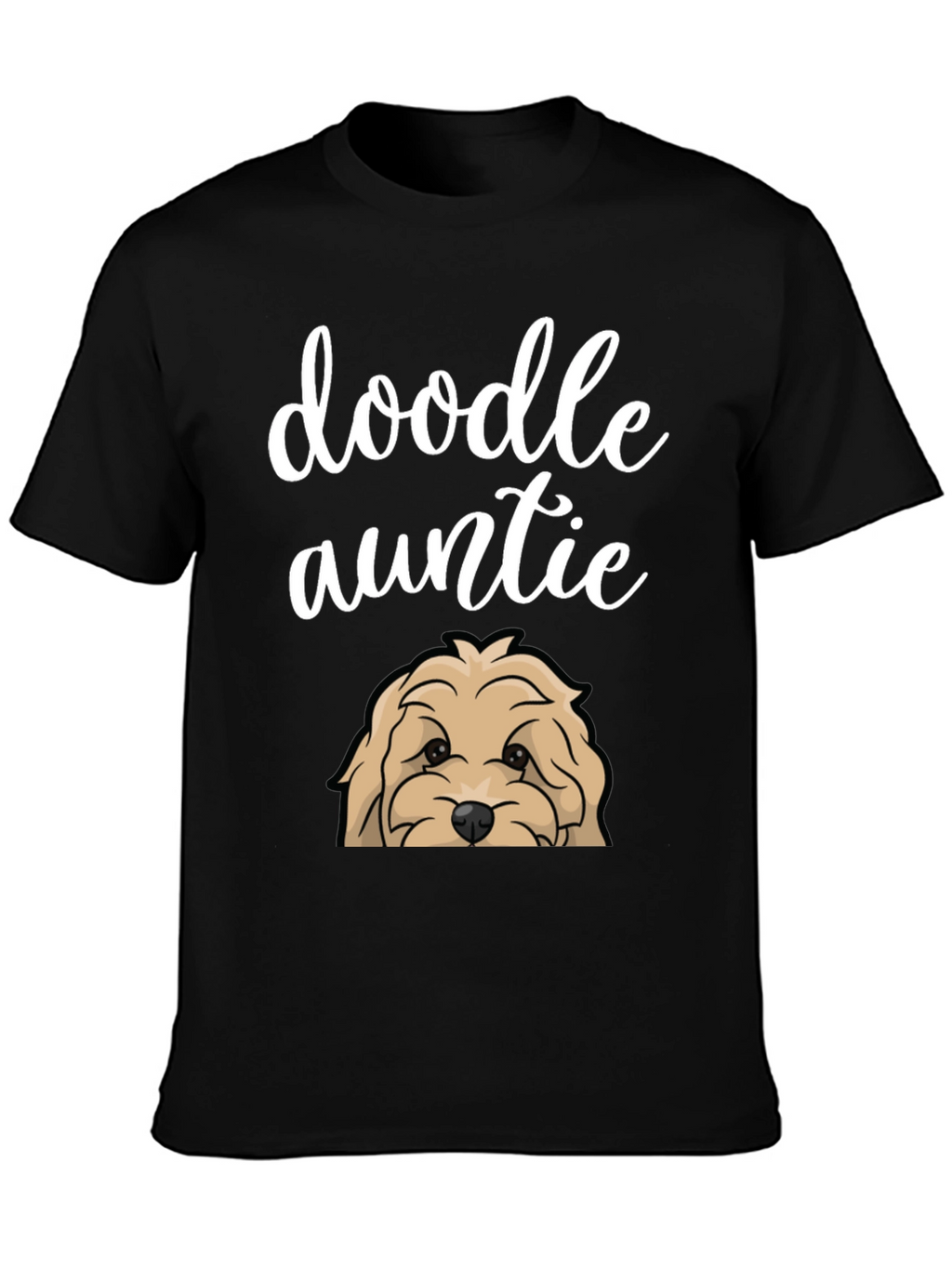 Doodle Auntie T-Shirt - Cute Dog Lover Tee