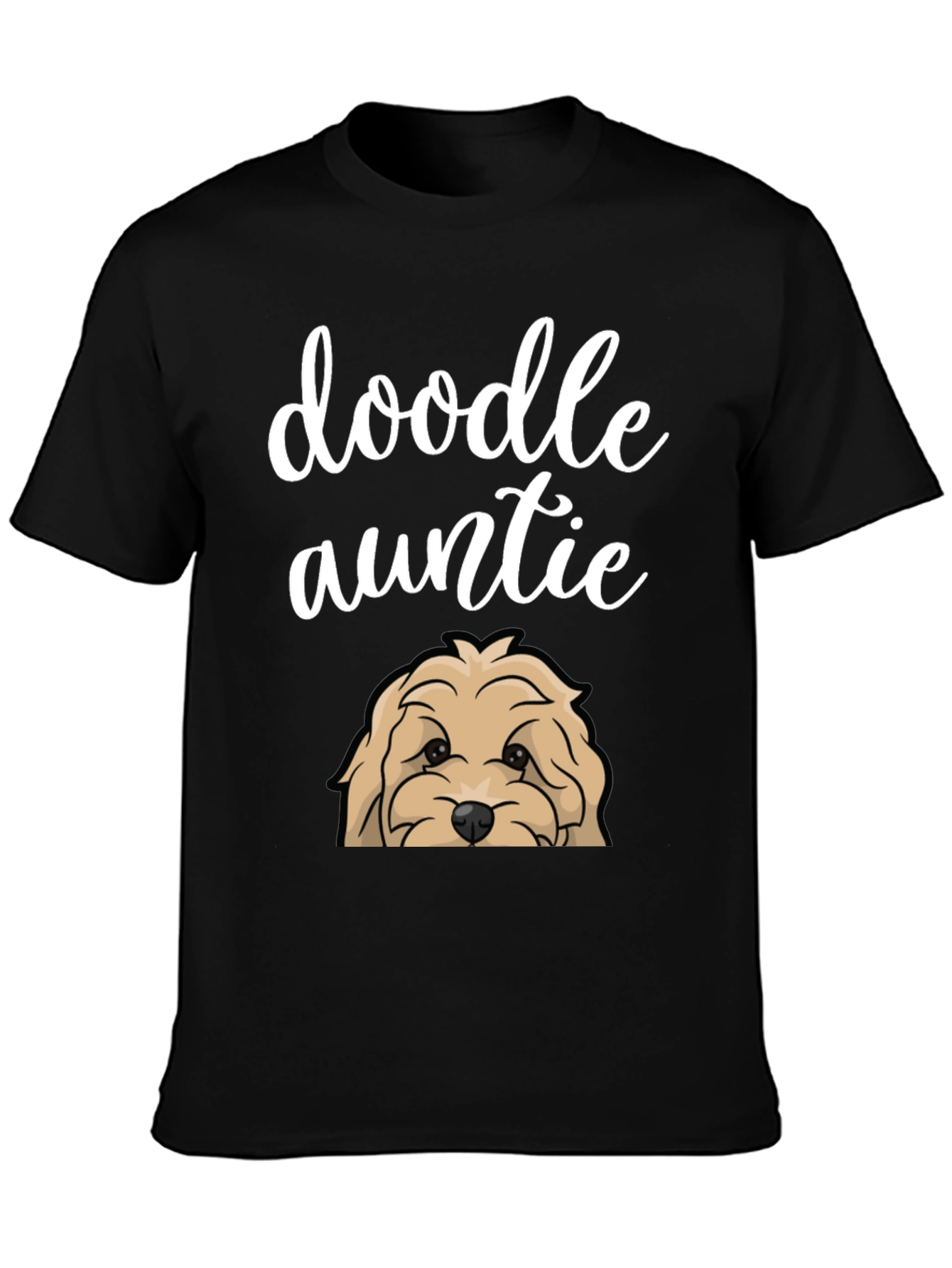 Doodle Auntie T-Shirt - Cute Dog Lover Tee