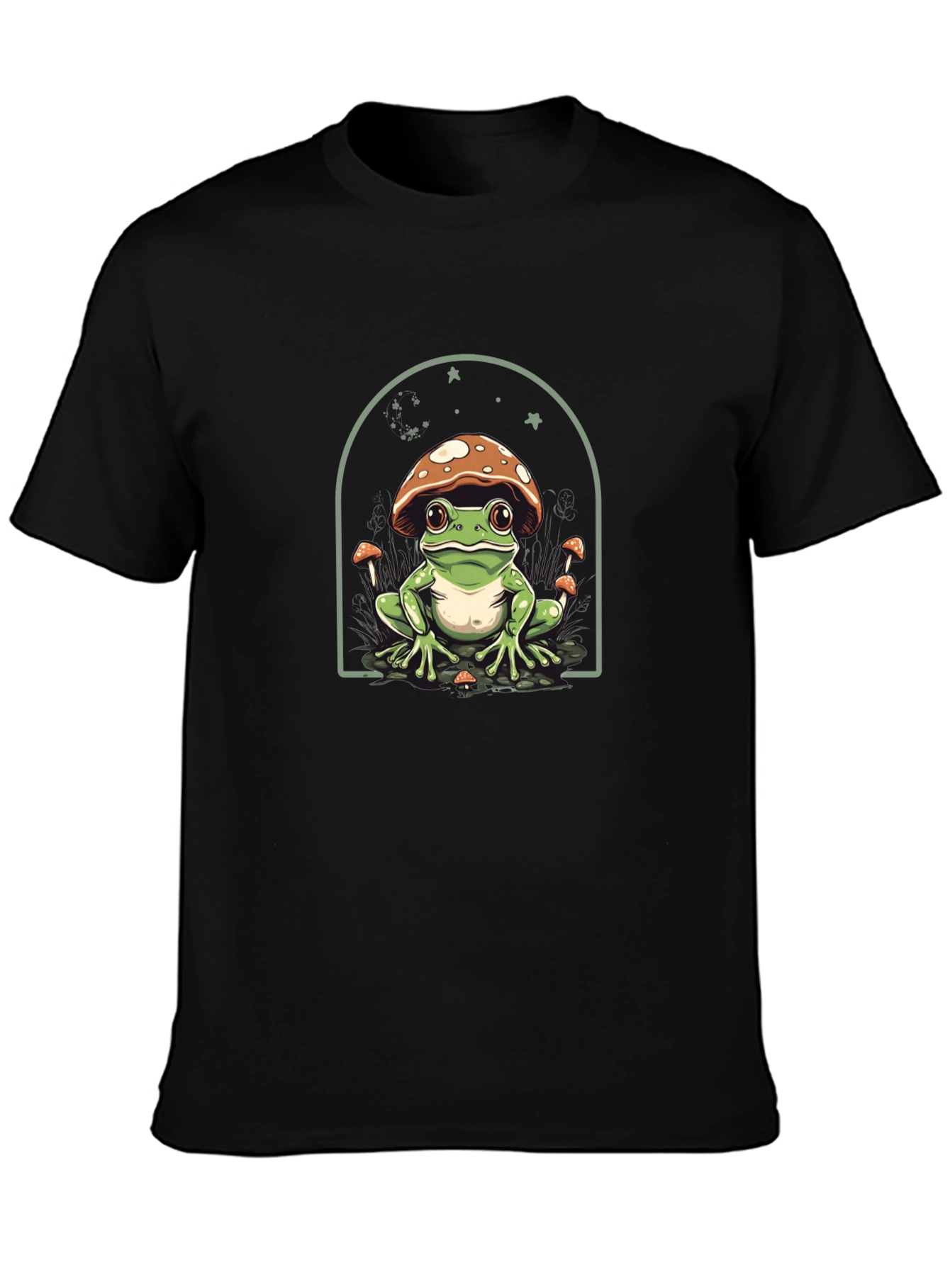 Mushroom Frog T-Shirt - Unique Graphic Tee