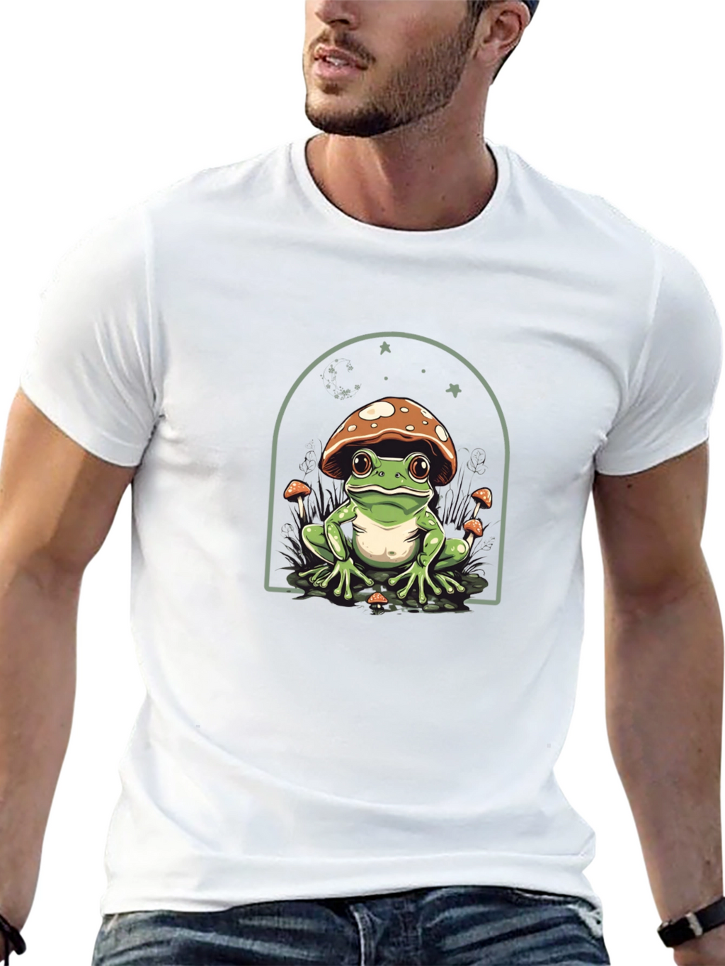 Mushroom Frog T-Shirt - Unique Graphic Tee