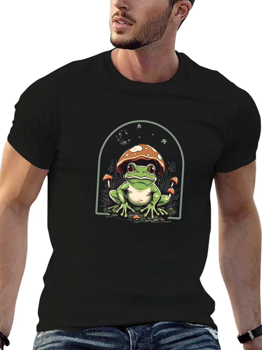 Mushroom Frog T-Shirt - Unique Graphic Tee