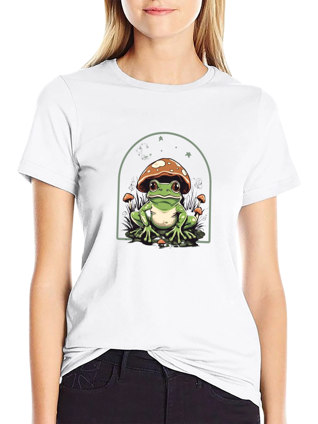 Mushroom Frog T-Shirt - Unique Graphic Tee
