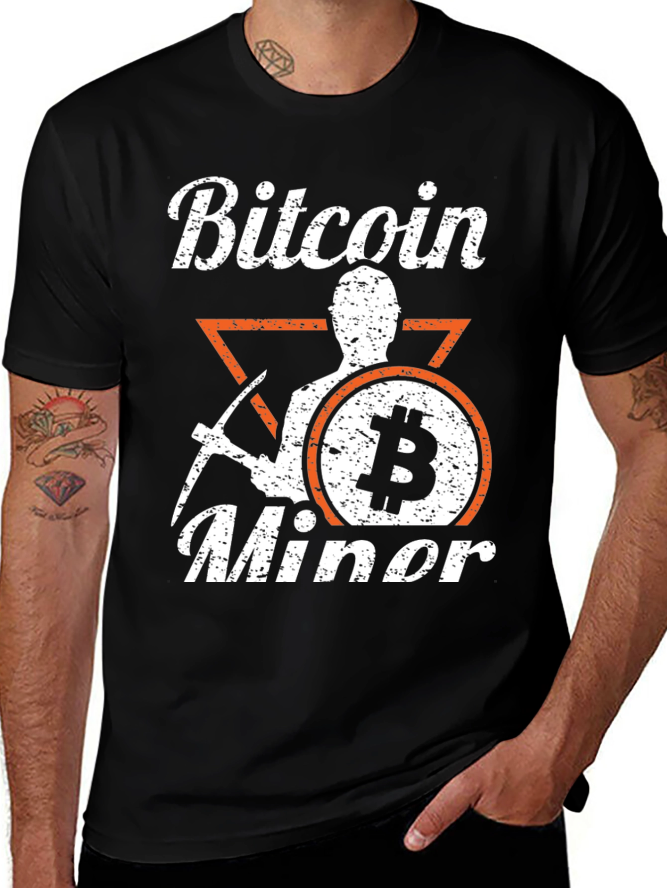 Bitcoin Miner Graphic T-Shirt