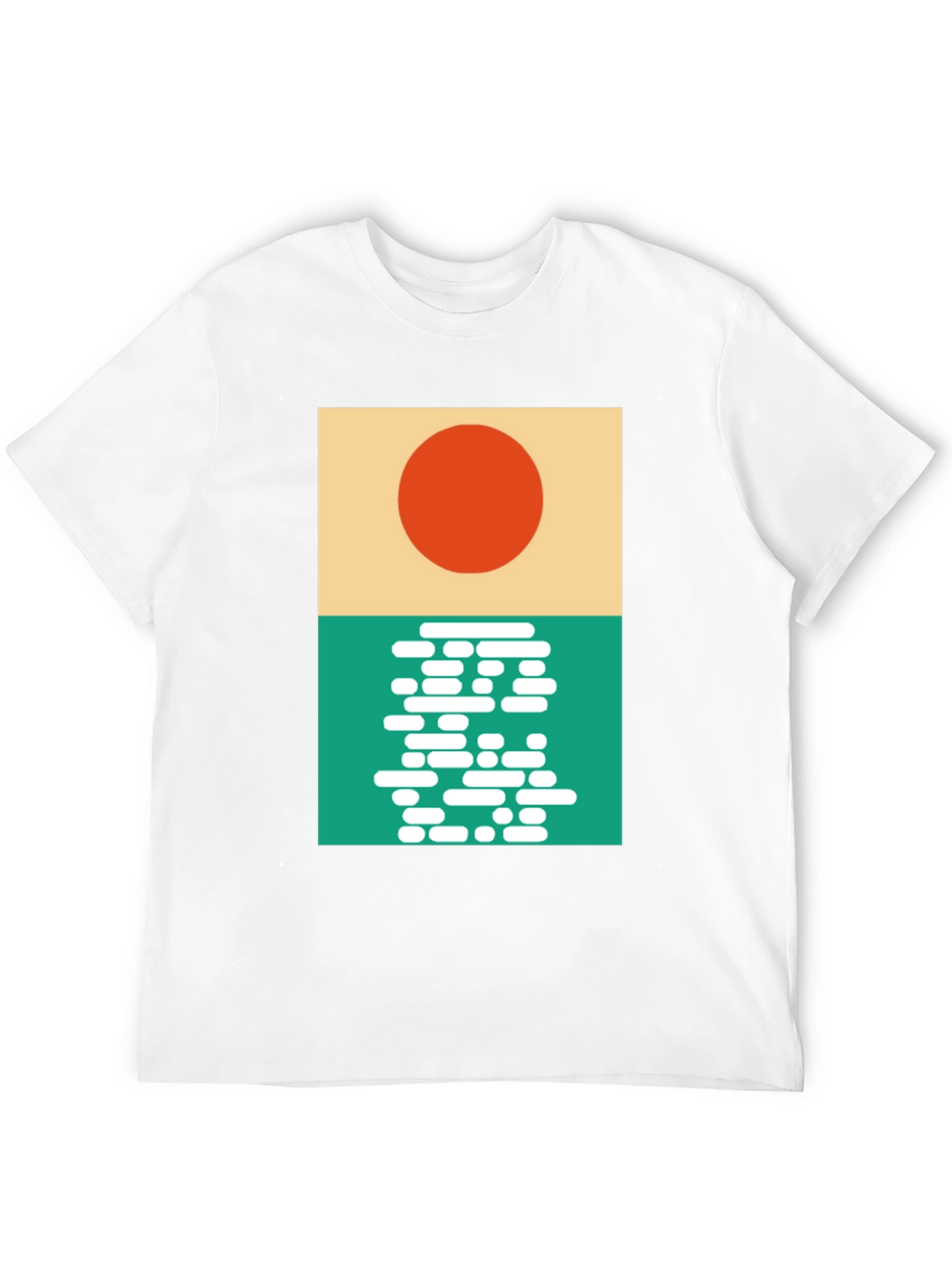 Modern Sunrise Graphic T-Shirt