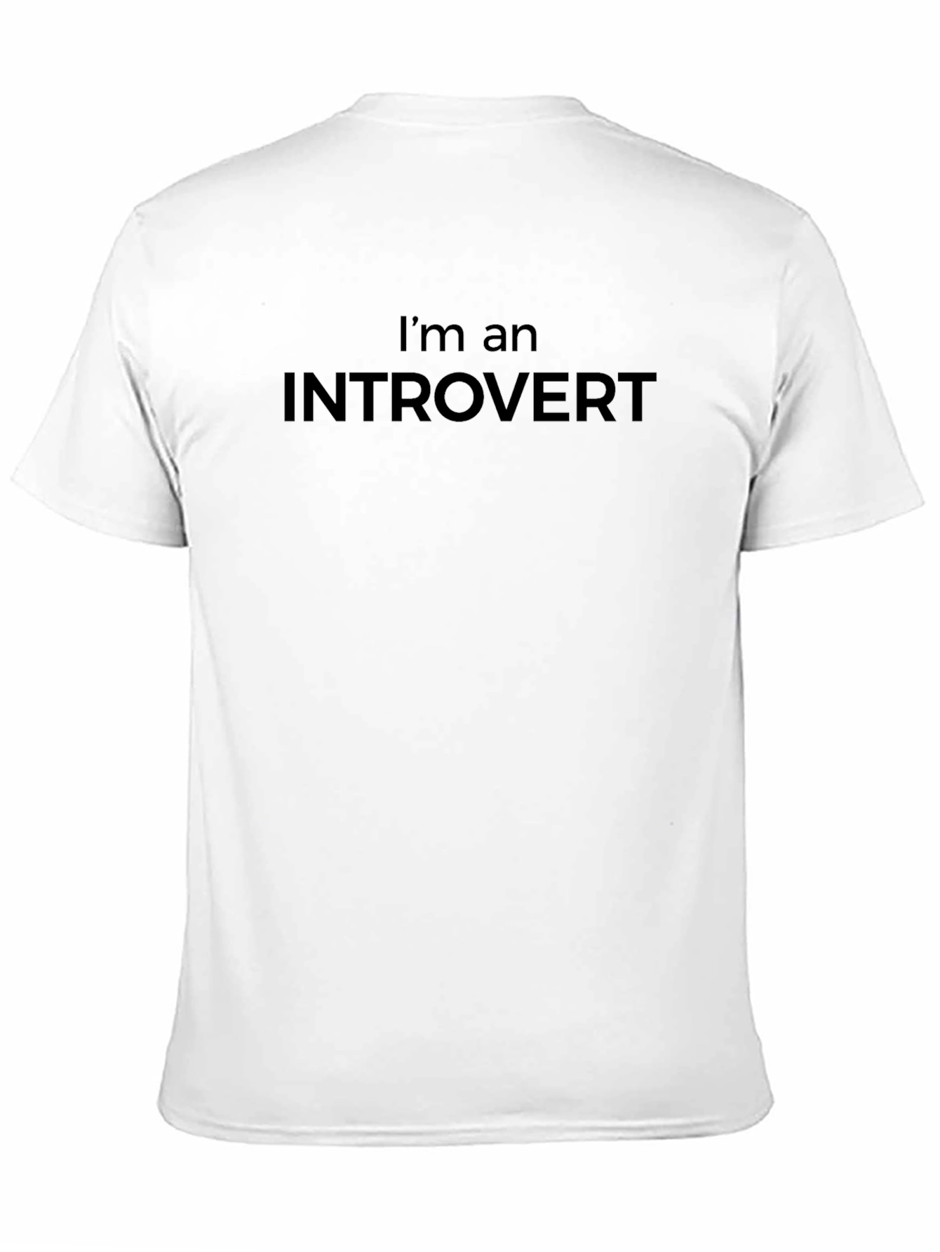 Introvert Tee - Soft Cotton Comfort Fit