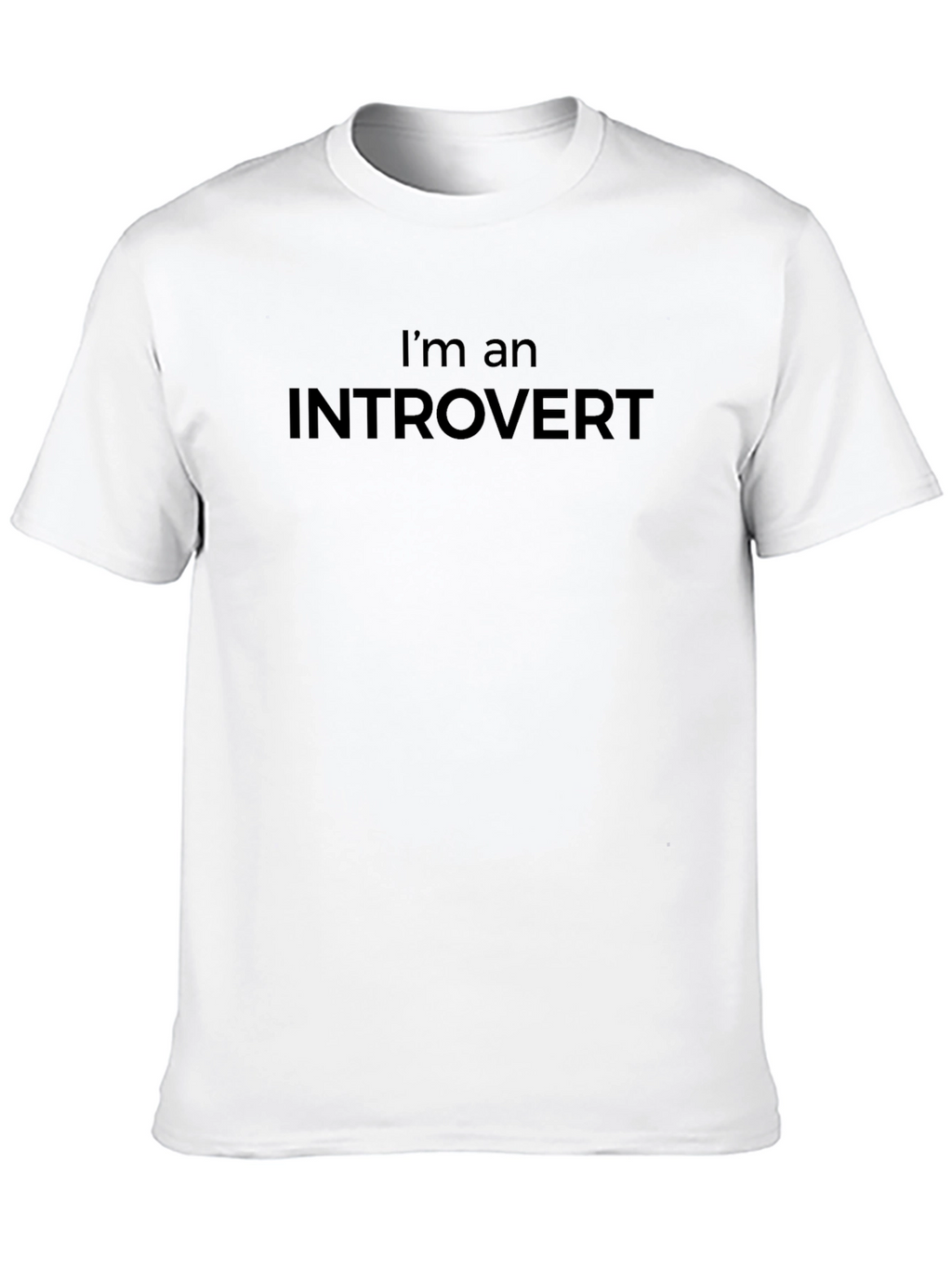 Introvert Tee - Soft Cotton Comfort Fit