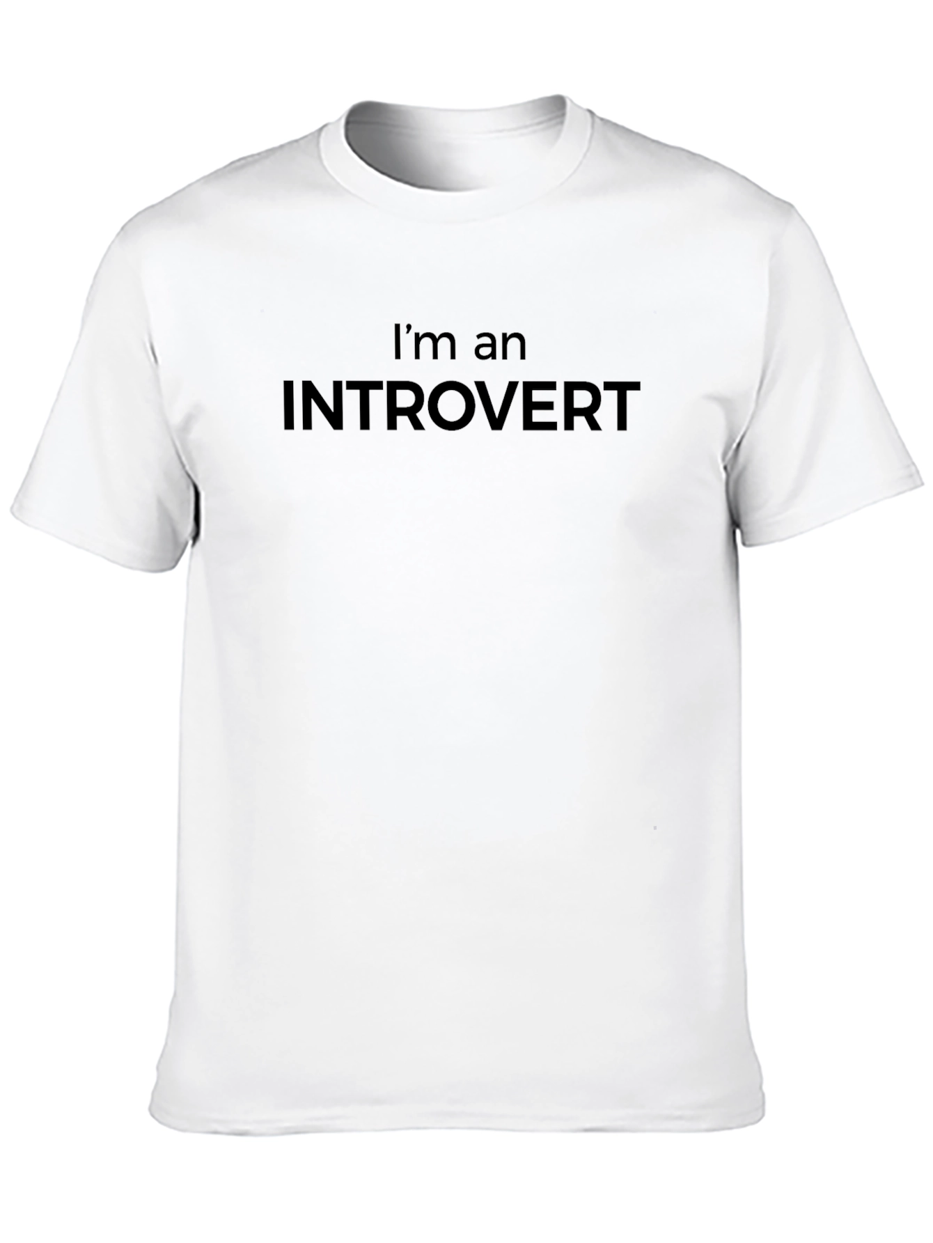 Introvert Tee - Soft Cotton Comfort Fit