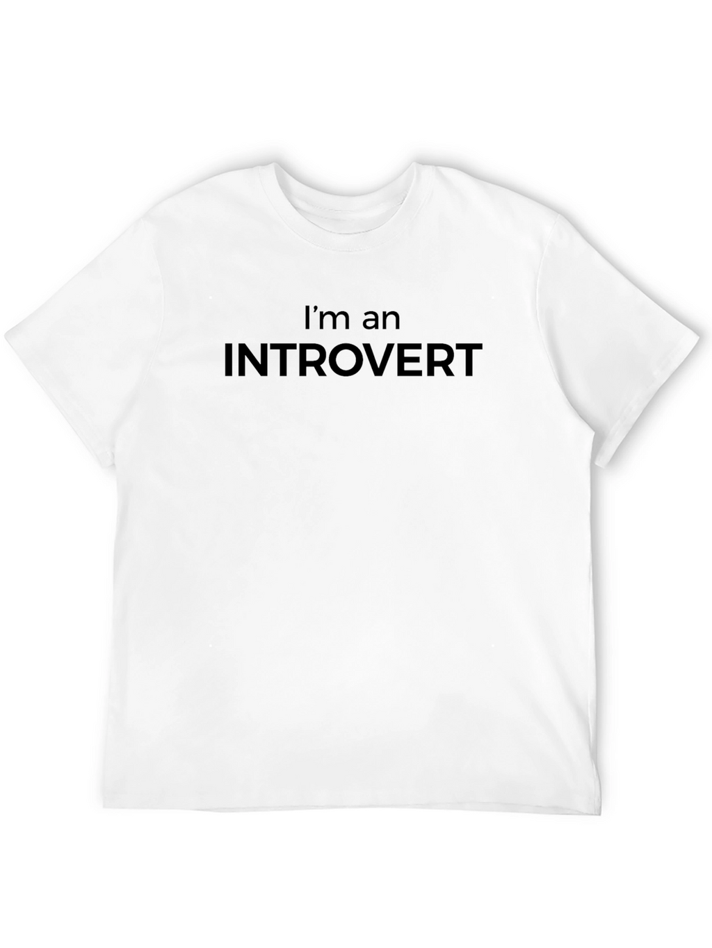 Introvert Tee - Soft Cotton Comfort Fit
