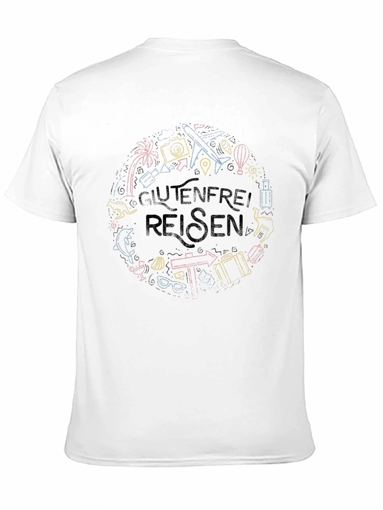 Glutenfrei Reisen T-Shirt - Travel Lover Tee