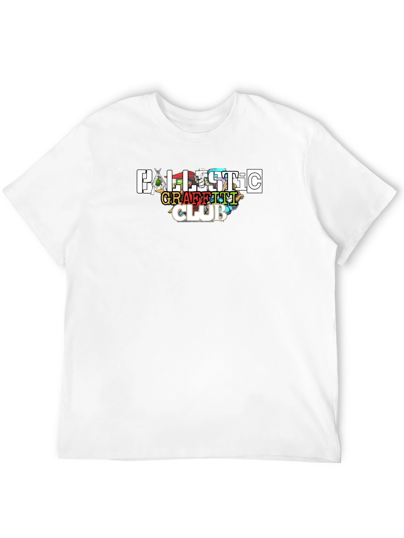 Ballistic Graffiti Club Black T-Shirt