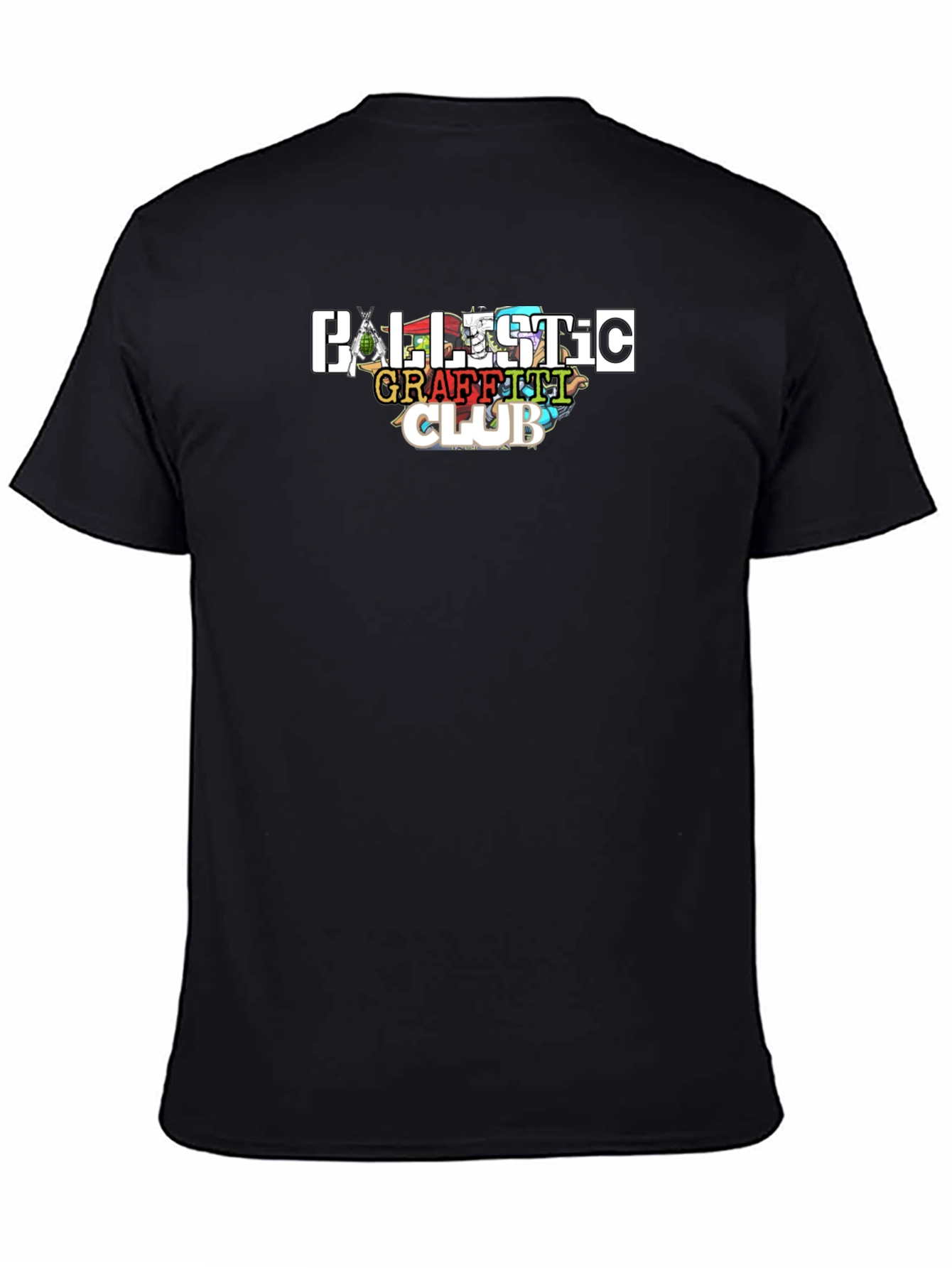 Ballistic Graffiti Club Black T-Shirt