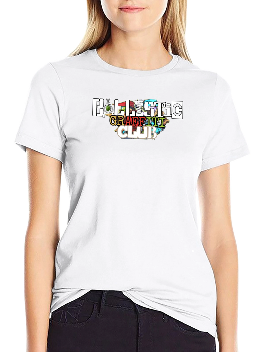 Ballistic Graffiti Club Black T-Shirt