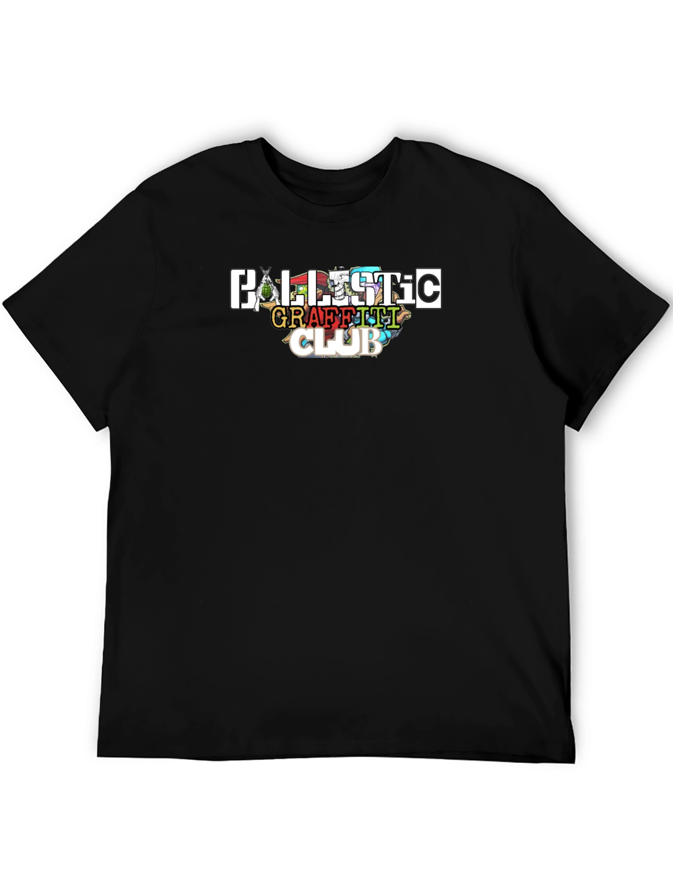 Ballistic Graffiti Club Black T-Shirt