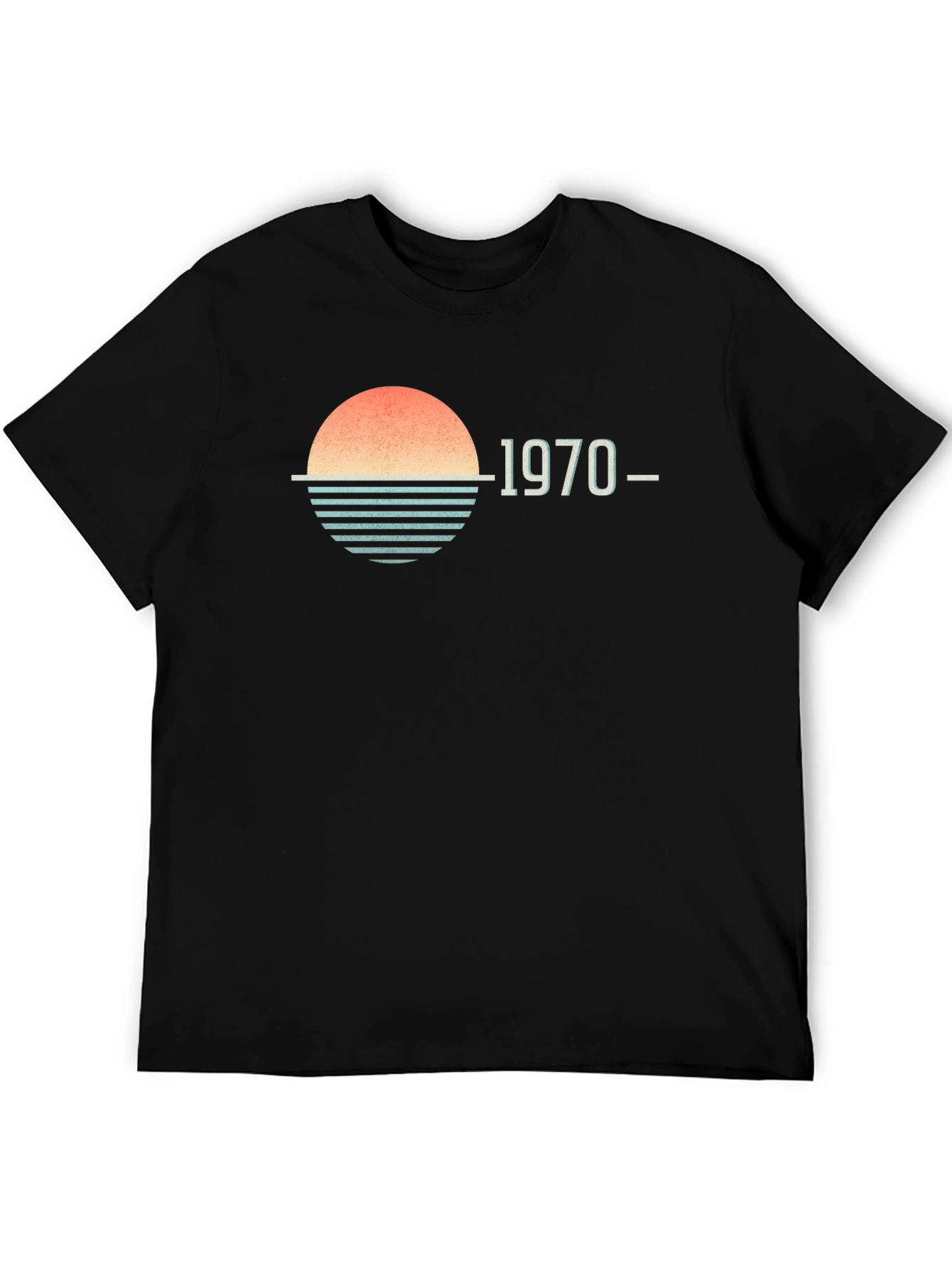 Vintage 1970 Sunset Graphic Tee - Retro Style