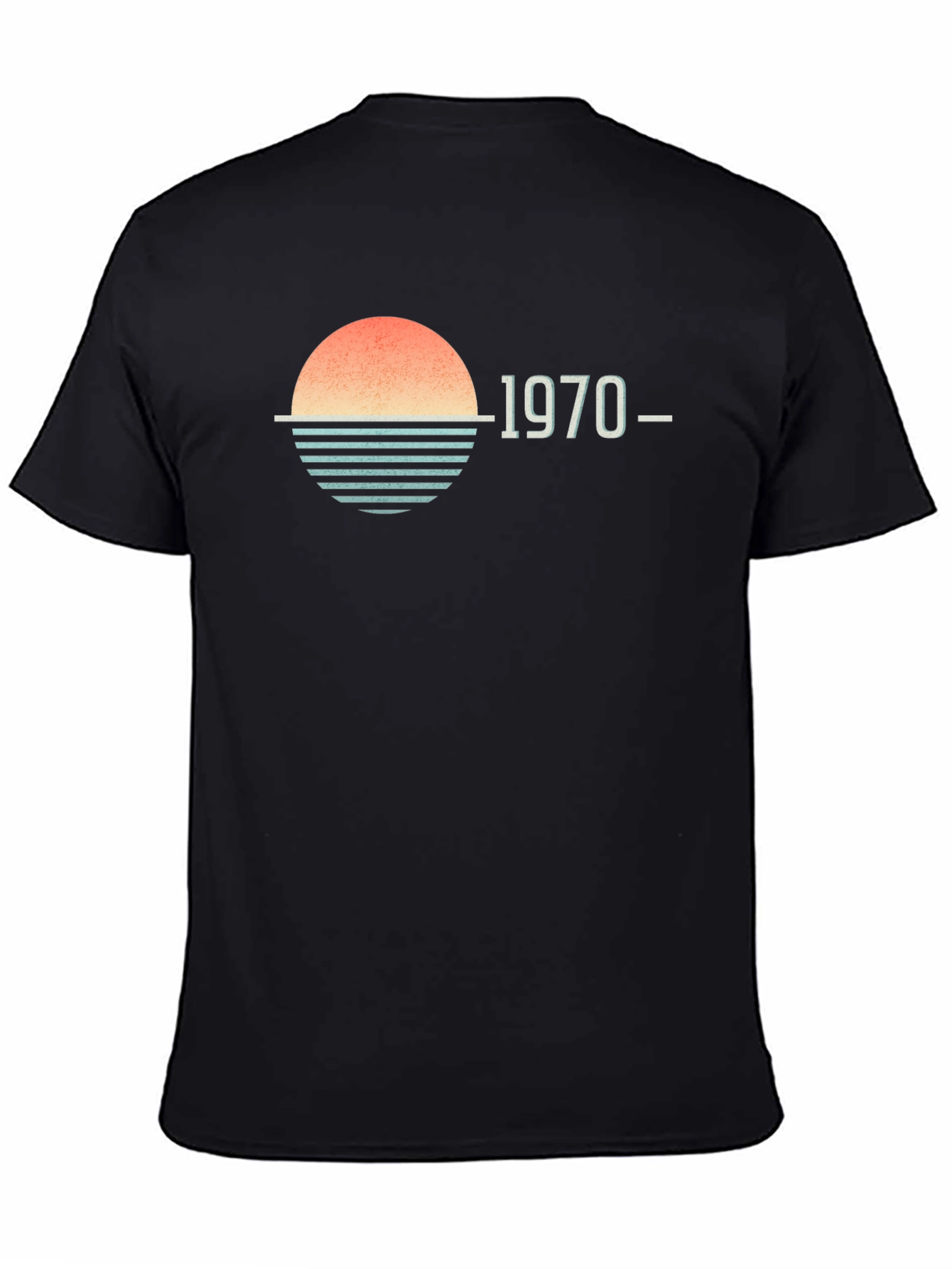 Vintage 1970 Sunset Graphic Tee - Retro Style