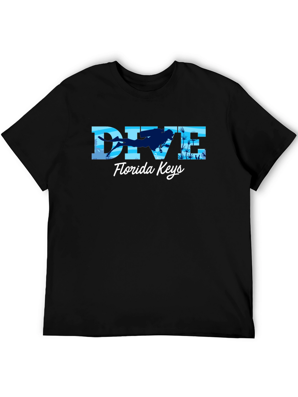 Dive Florida Keys Black T-Shirt