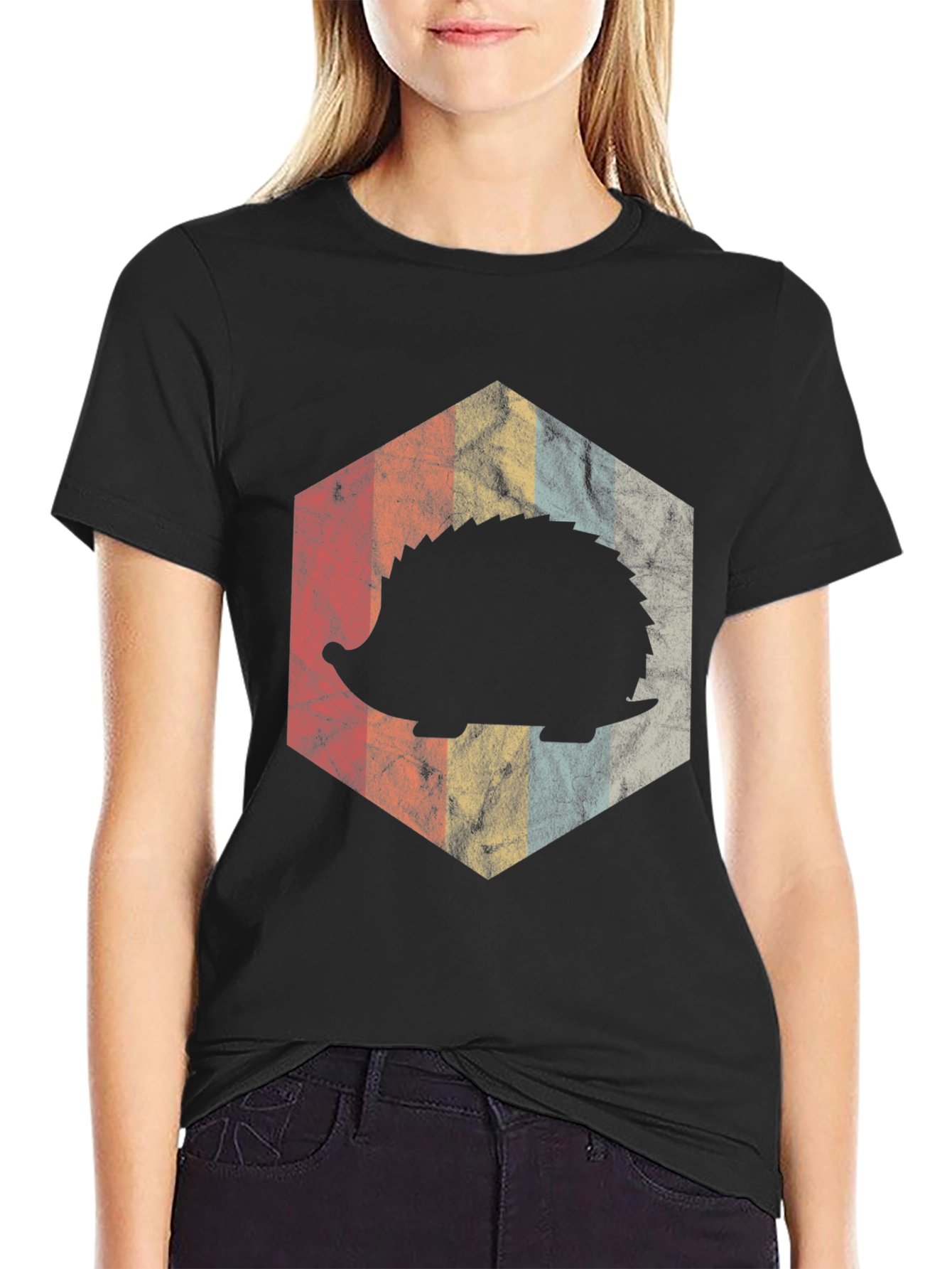 Retro Hedgehog Graphic Tee