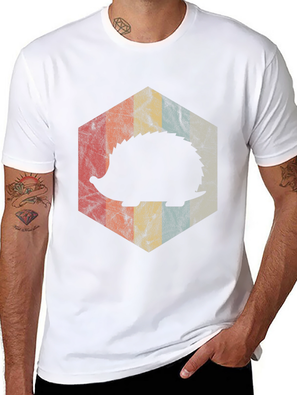 Retro Hedgehog Graphic Tee