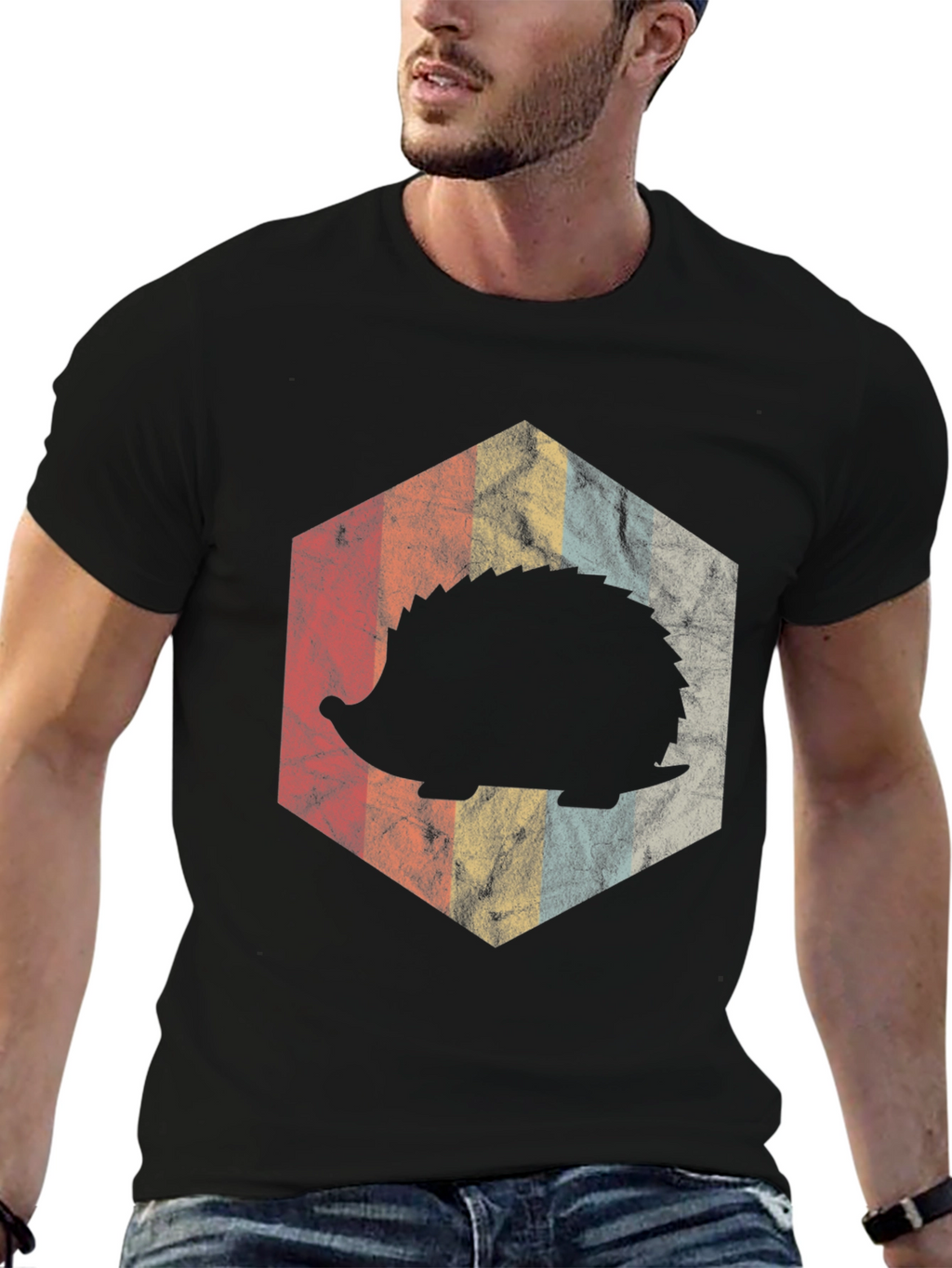 Retro Hedgehog Graphic Tee