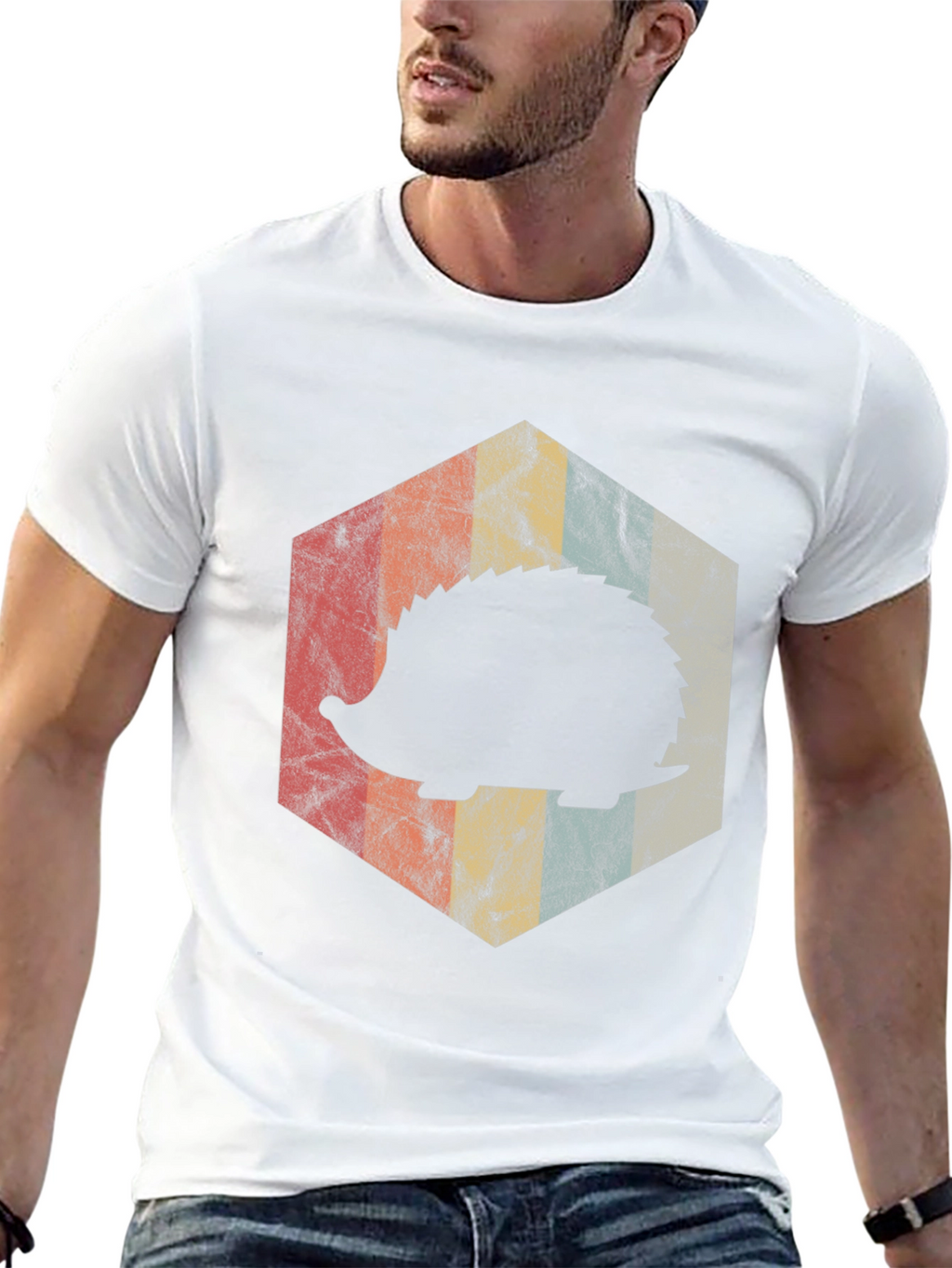 Retro Hedgehog Graphic Tee