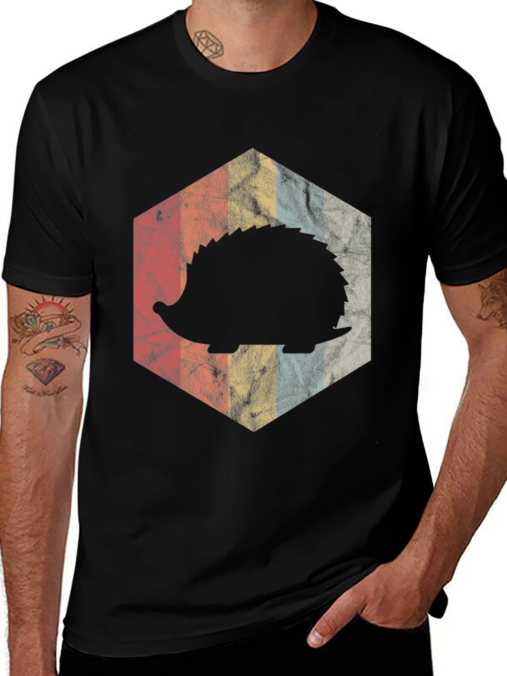 Retro Hedgehog Graphic Tee