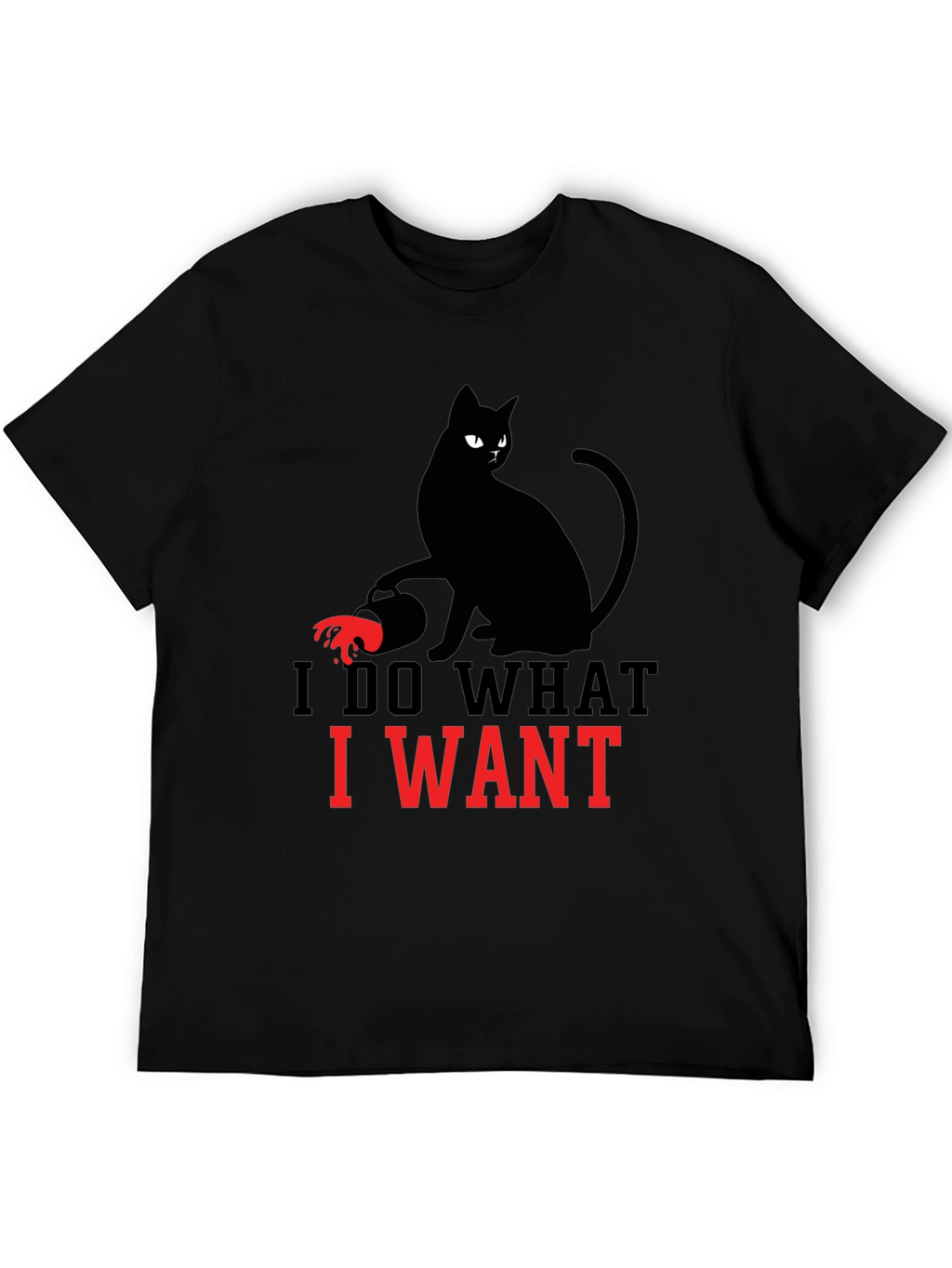I Do What I Want Cat T-Shirt