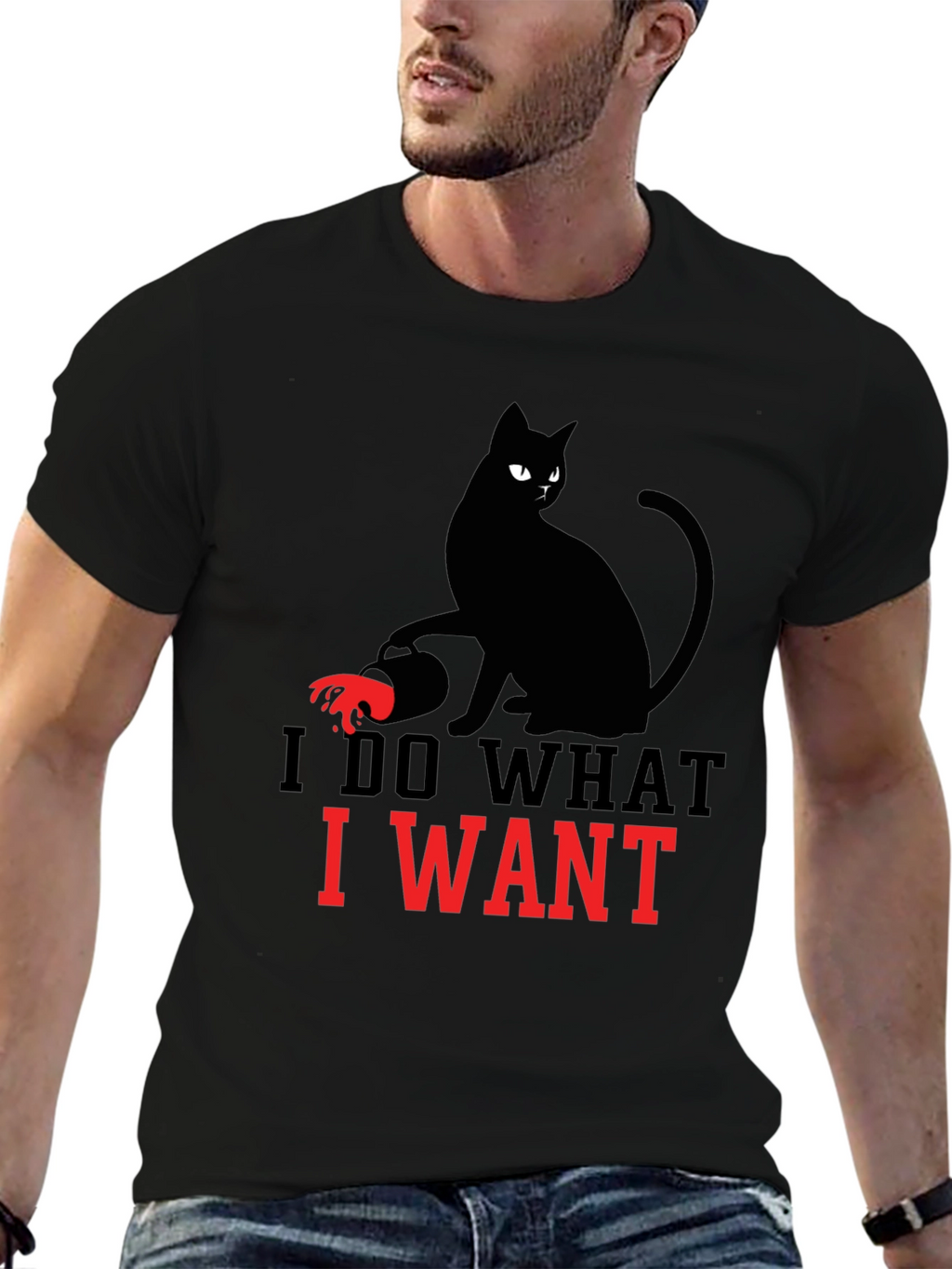 I Do What I Want Cat T-Shirt