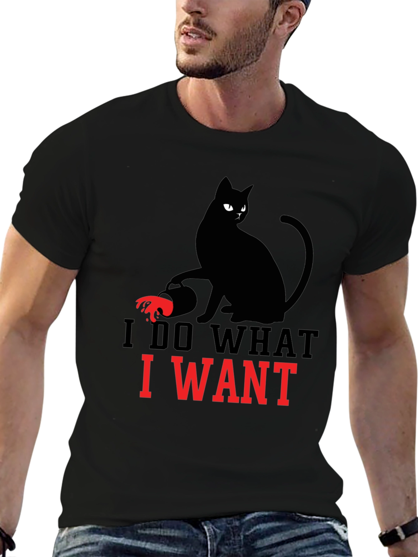 I Do What I Want Cat T-Shirt