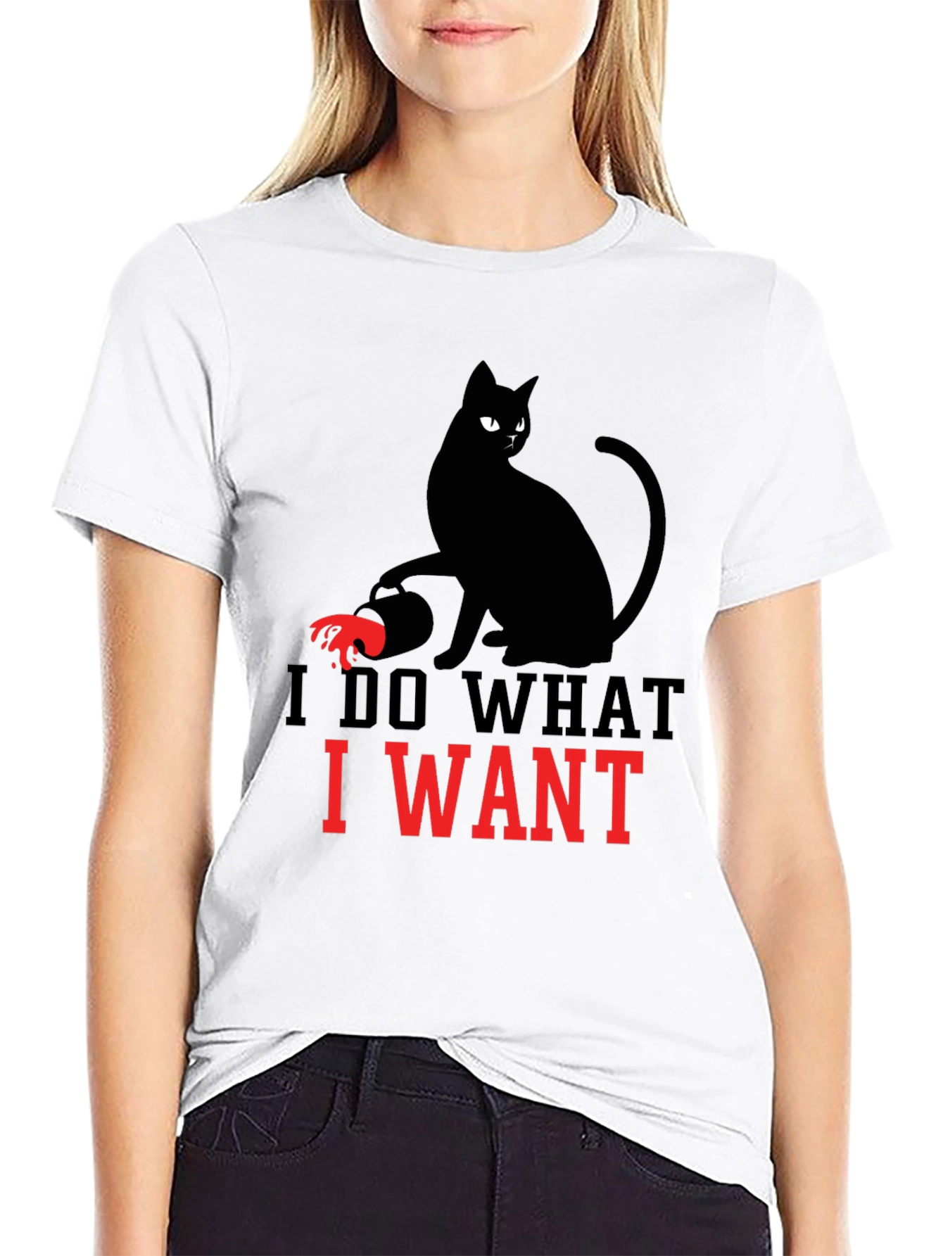 I Do What I Want Cat T-Shirt