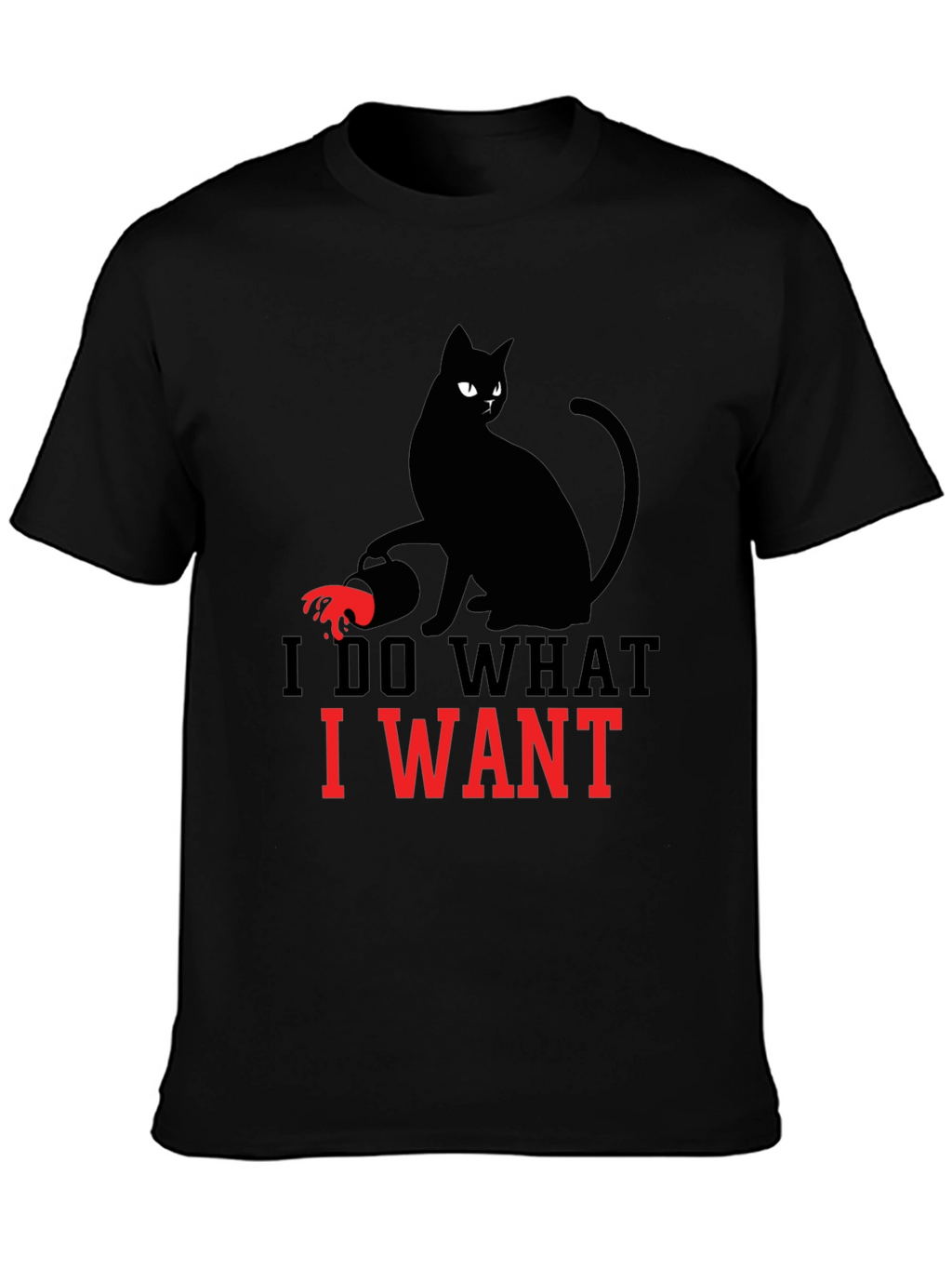 I Do What I Want Cat T-Shirt