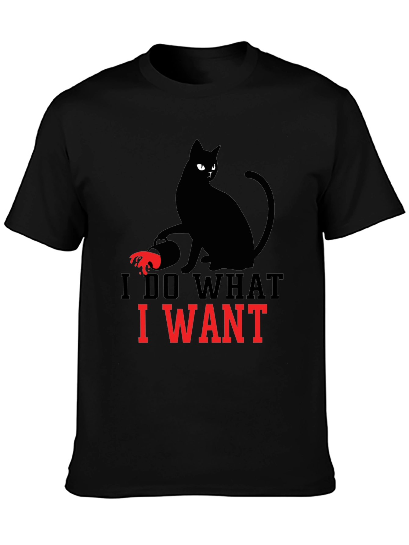 I Do What I Want Cat T-Shirt