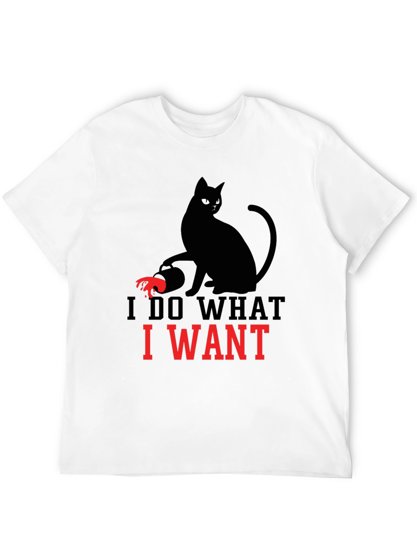 I Do What I Want Cat T-Shirt