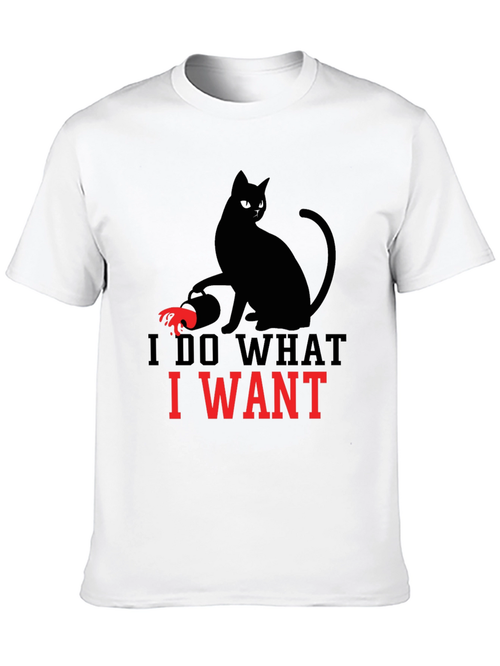I Do What I Want Cat T-Shirt